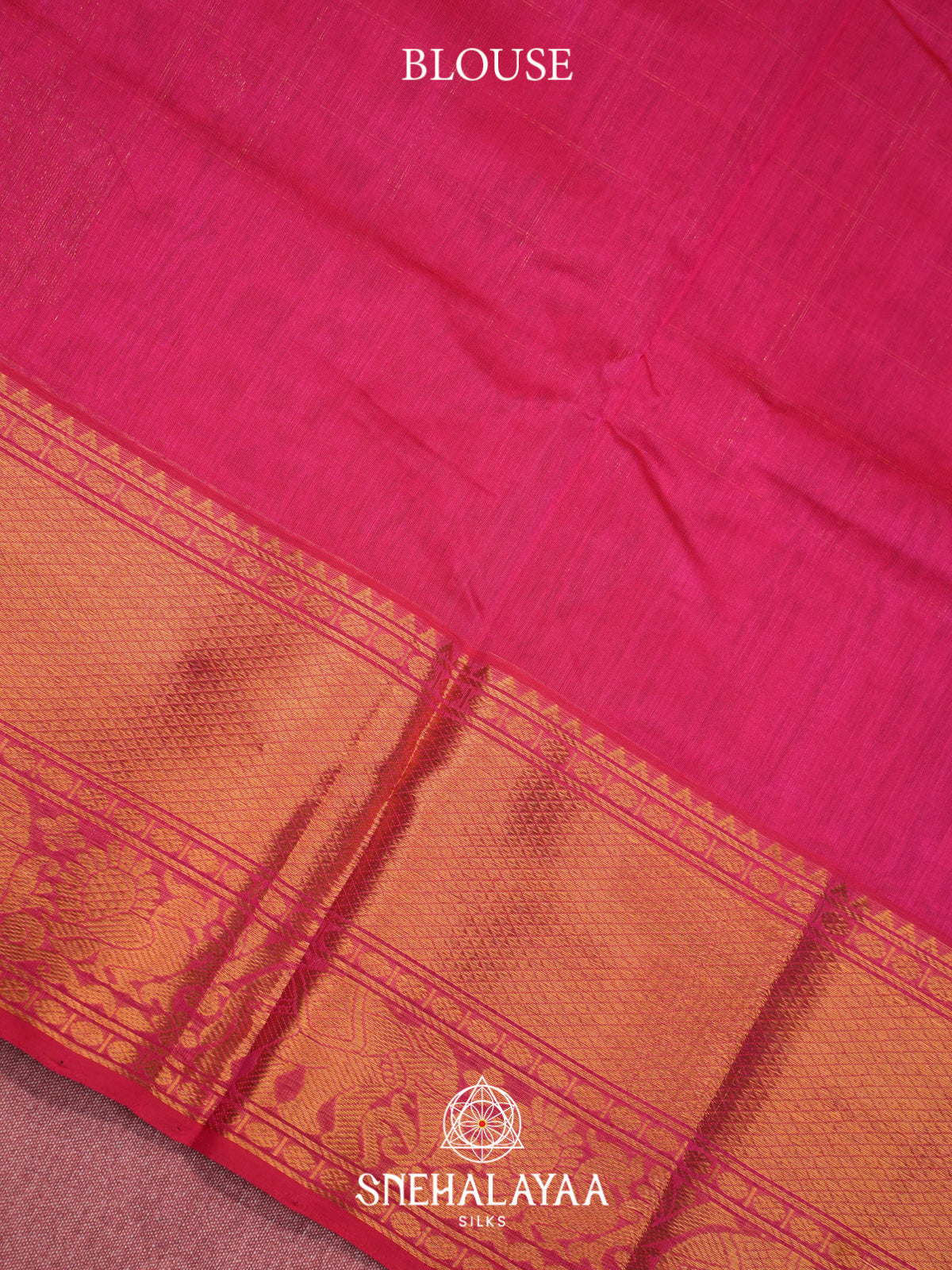 Magenta Kuppadam Silk Cotton Saree