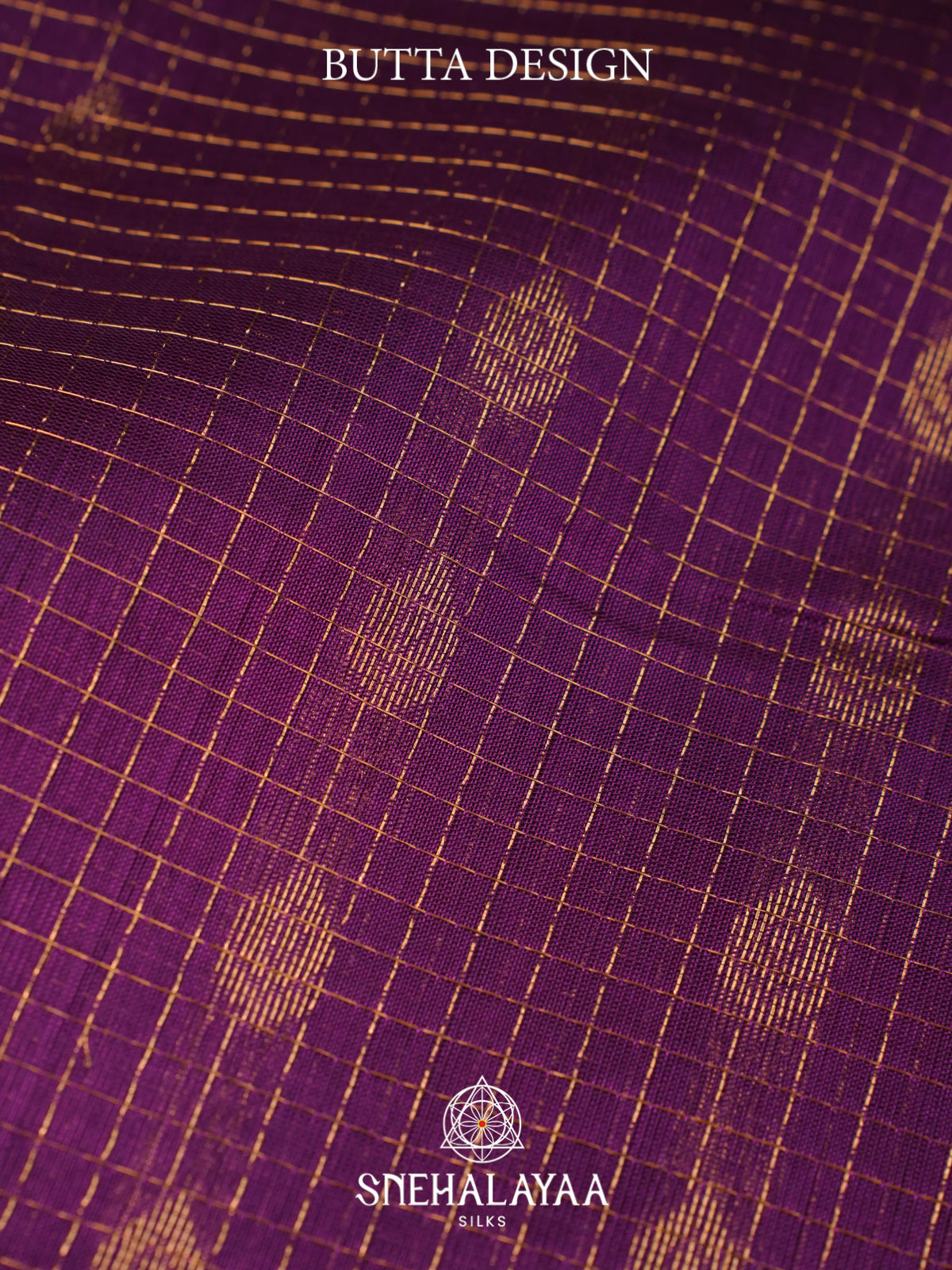 Purple Kuppadam Silk Cotton Saree
