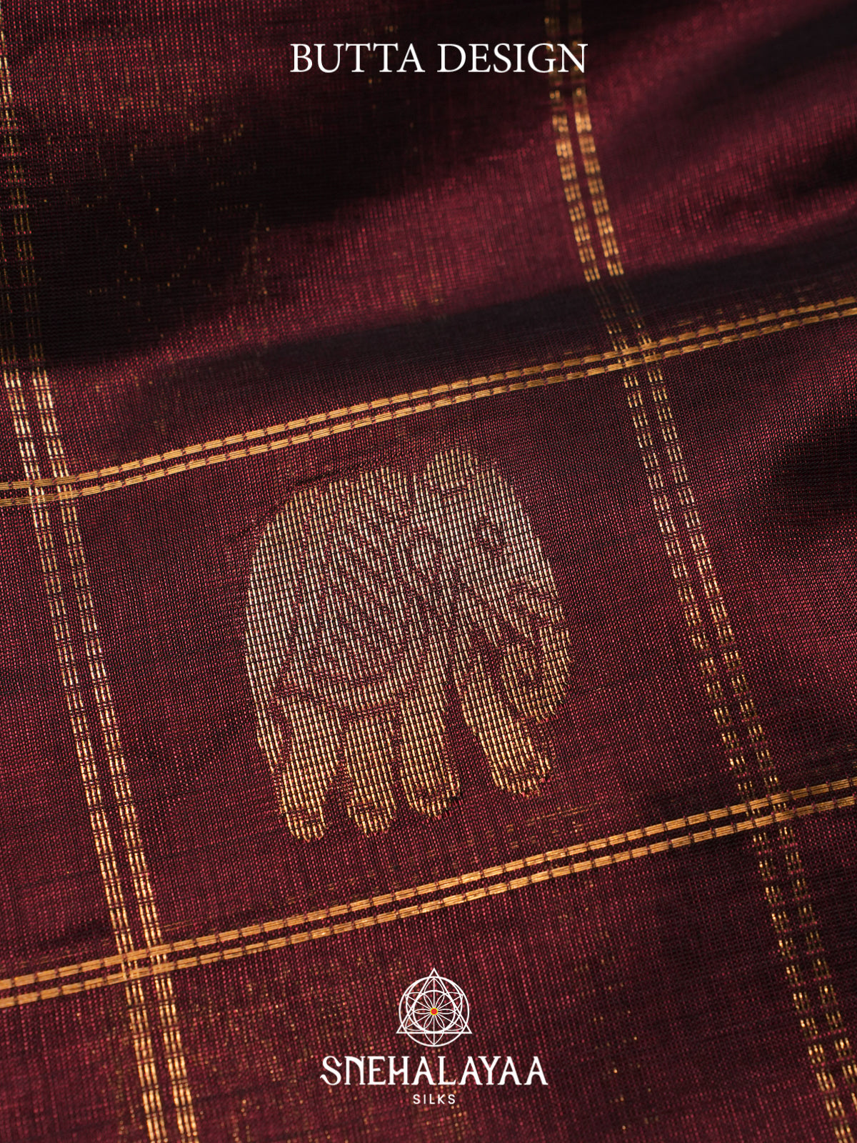 Maroon Kuppadam Silk Cotton Saree