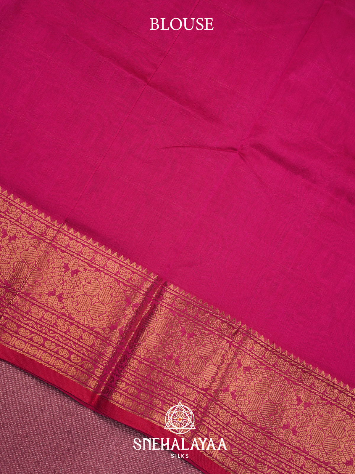 Magenta Kuppadam Silk Cotton Saree
