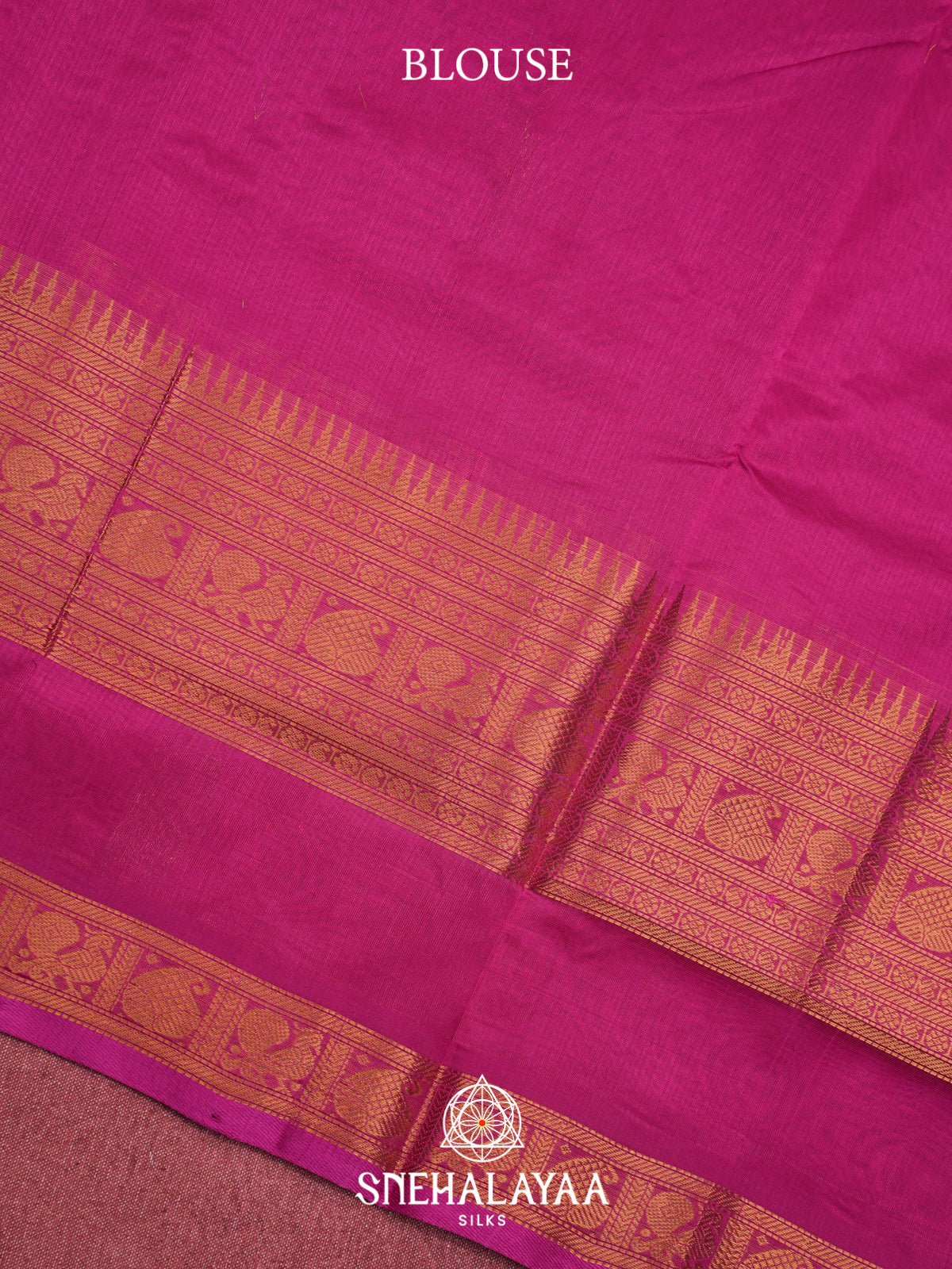Pink Kuppadam Silk Cotton Saree