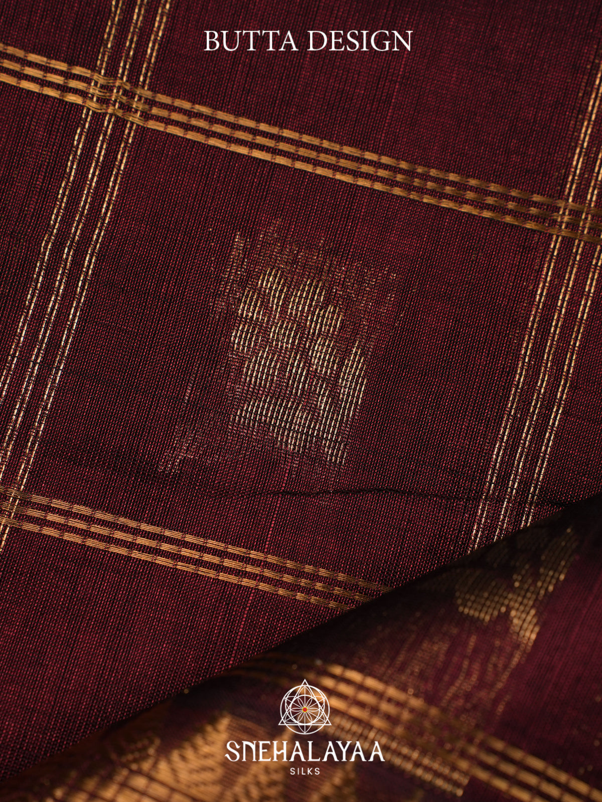 Maroon Kuppadam Silk Cotton Saree