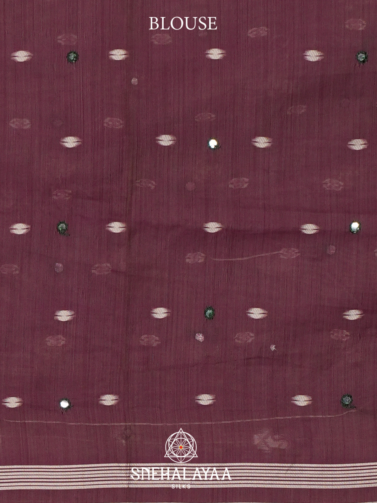 Plum Kota Cotton Saree