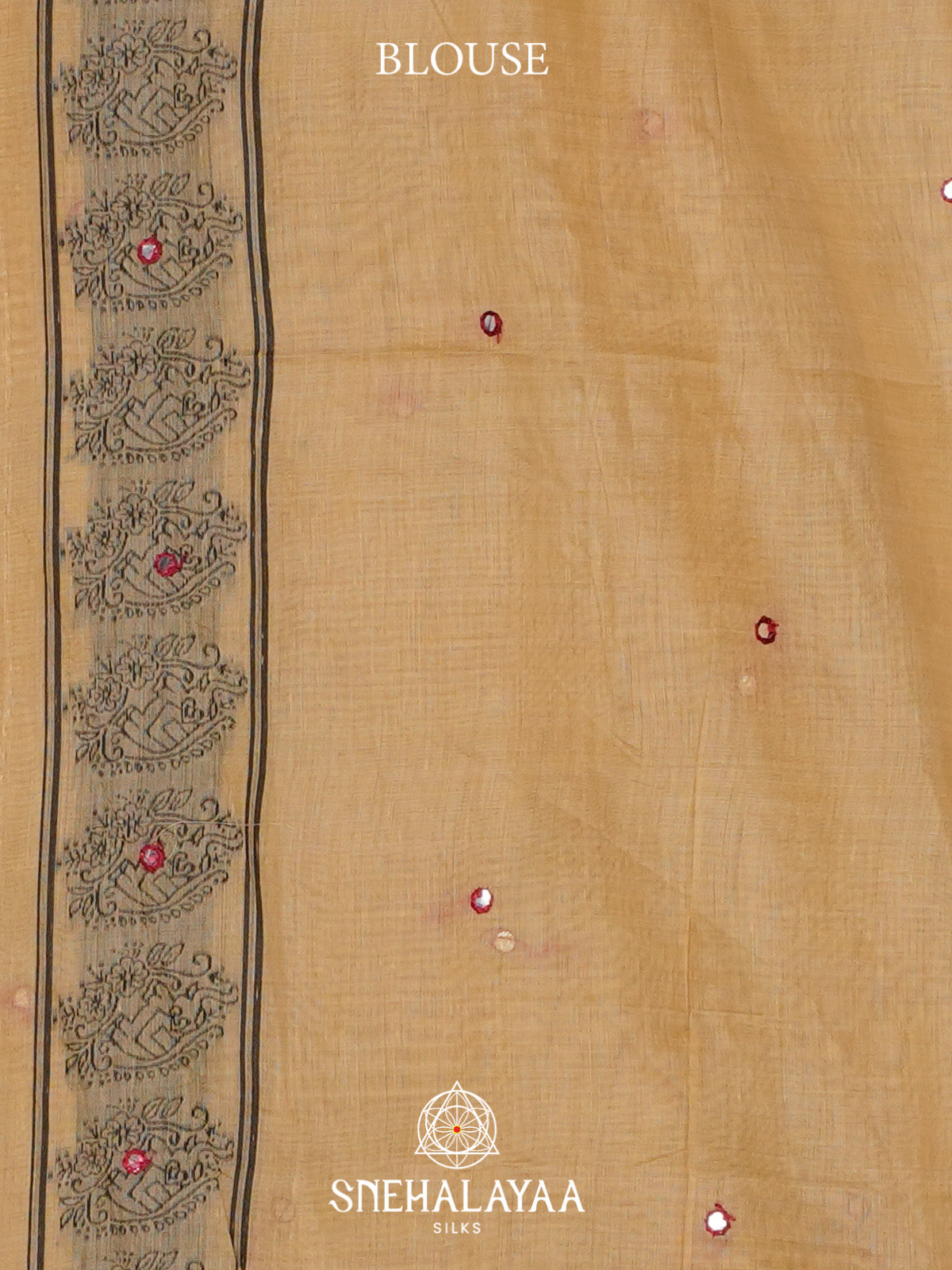 Pale Yellow Kota Cotton Saree