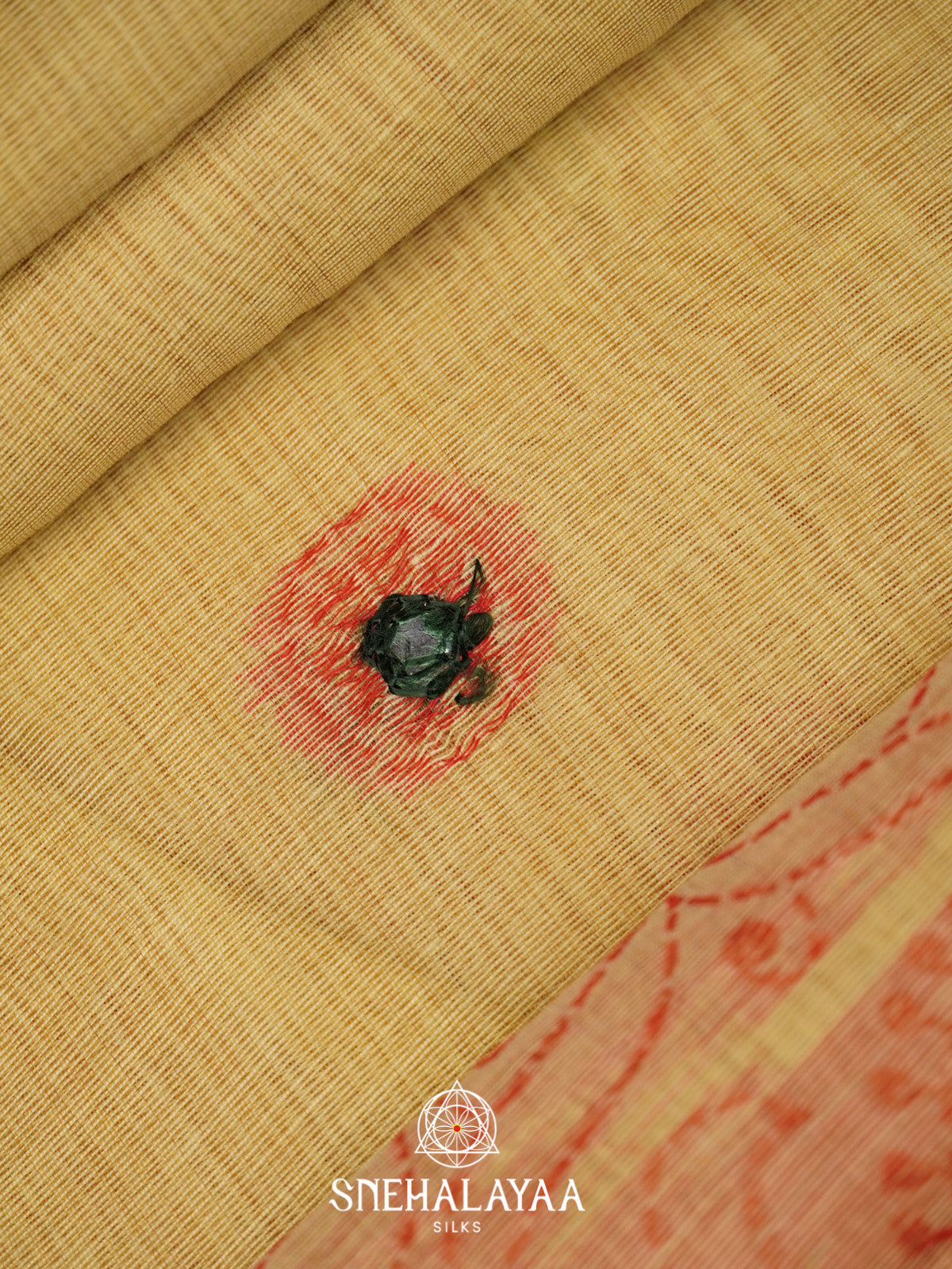 Pale Yellow Kota Cotton Saree