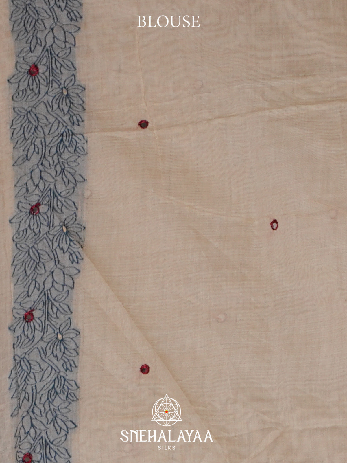 Cream Kota Cotton Saree