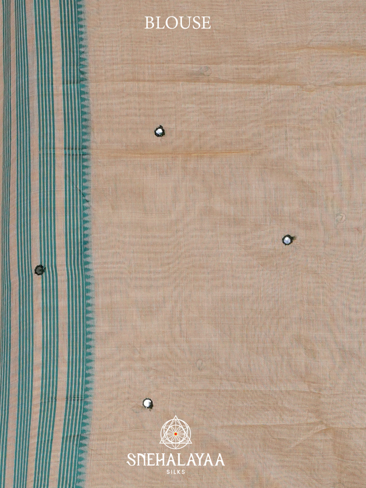 Cream Kota Cotton Saree
