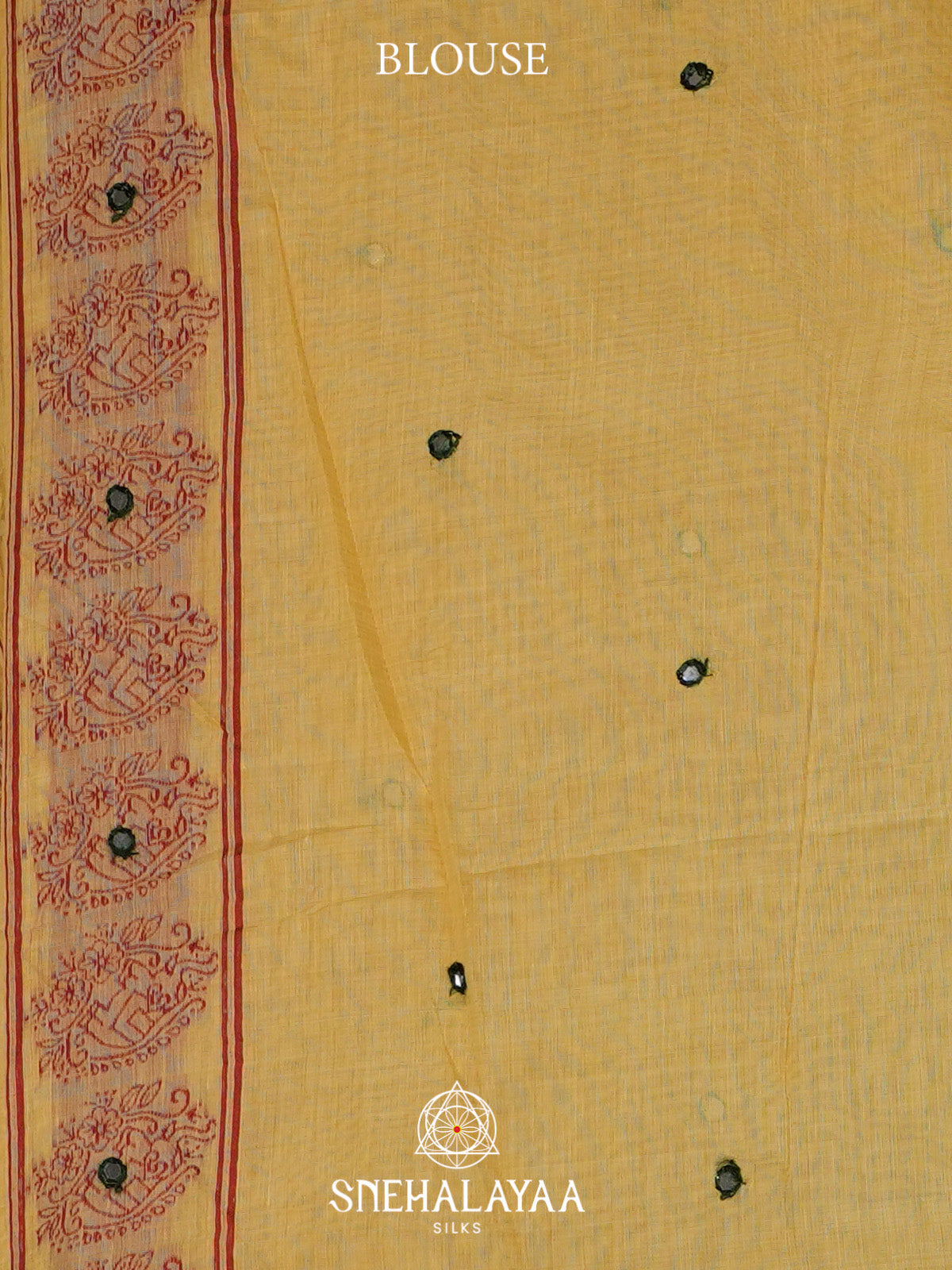 Yellow Kota Cotton Saree