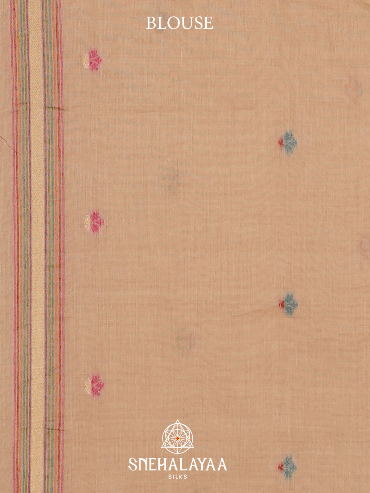 Pale Yellow Munga Cotton Saree