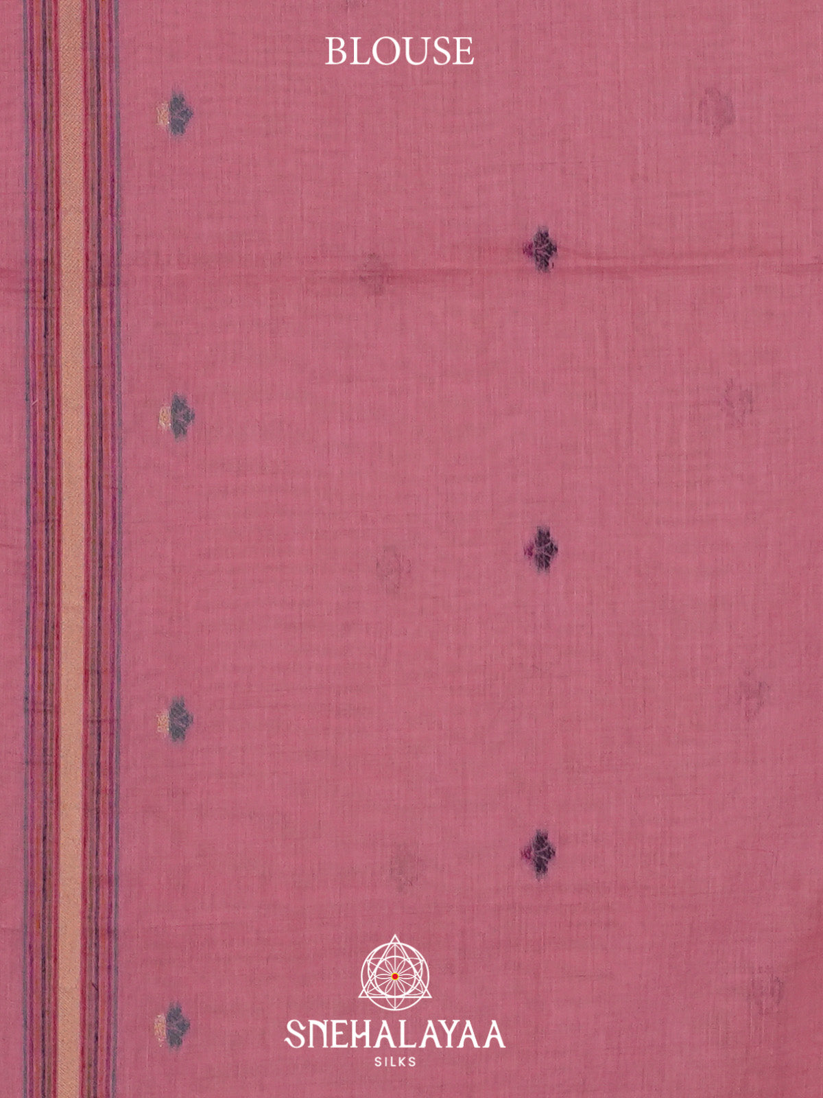 Pink Munga Cotton Saree