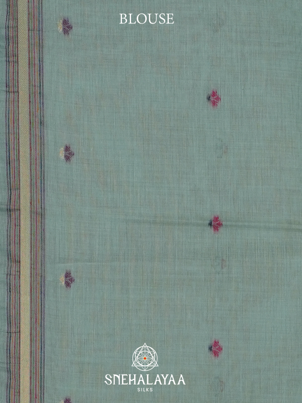 Teal Green Munga Cotton Saree