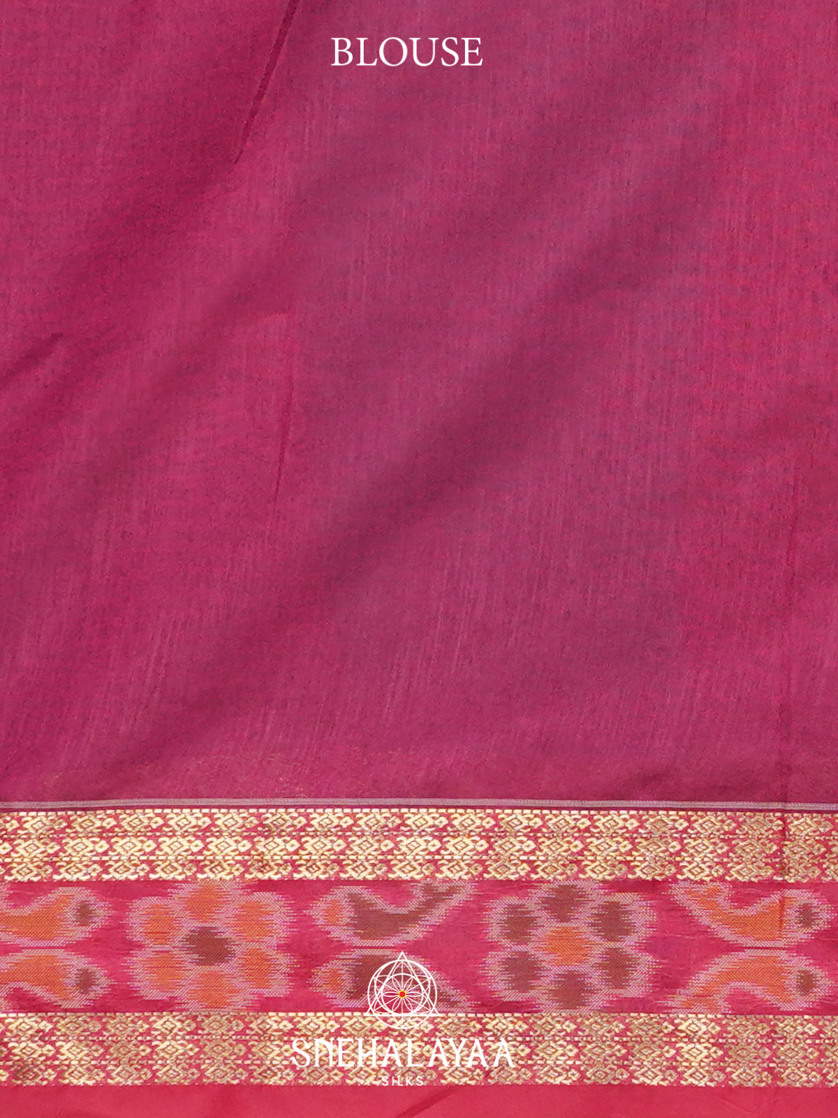 Peacock Blue Raw Silk Saree