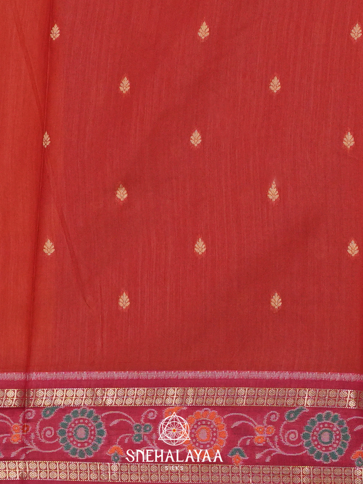 Mango Yellow Raw Silk Saree