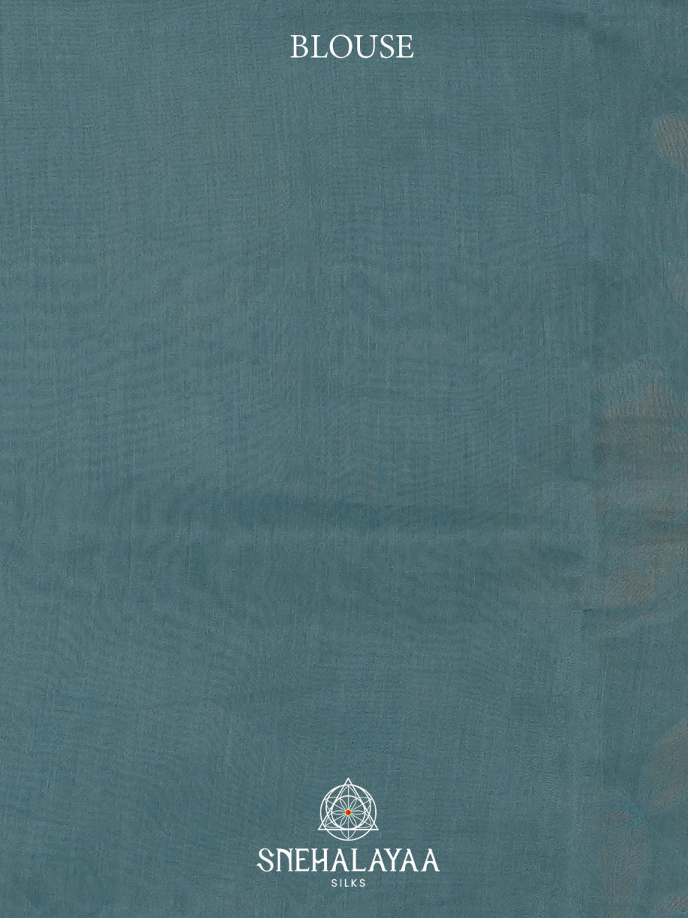 Blue Linen Saree