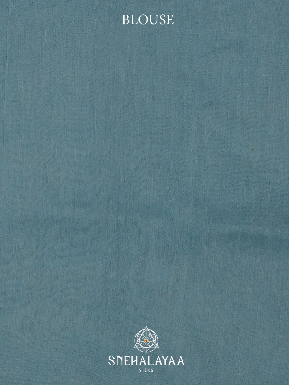 Blue Linen Saree