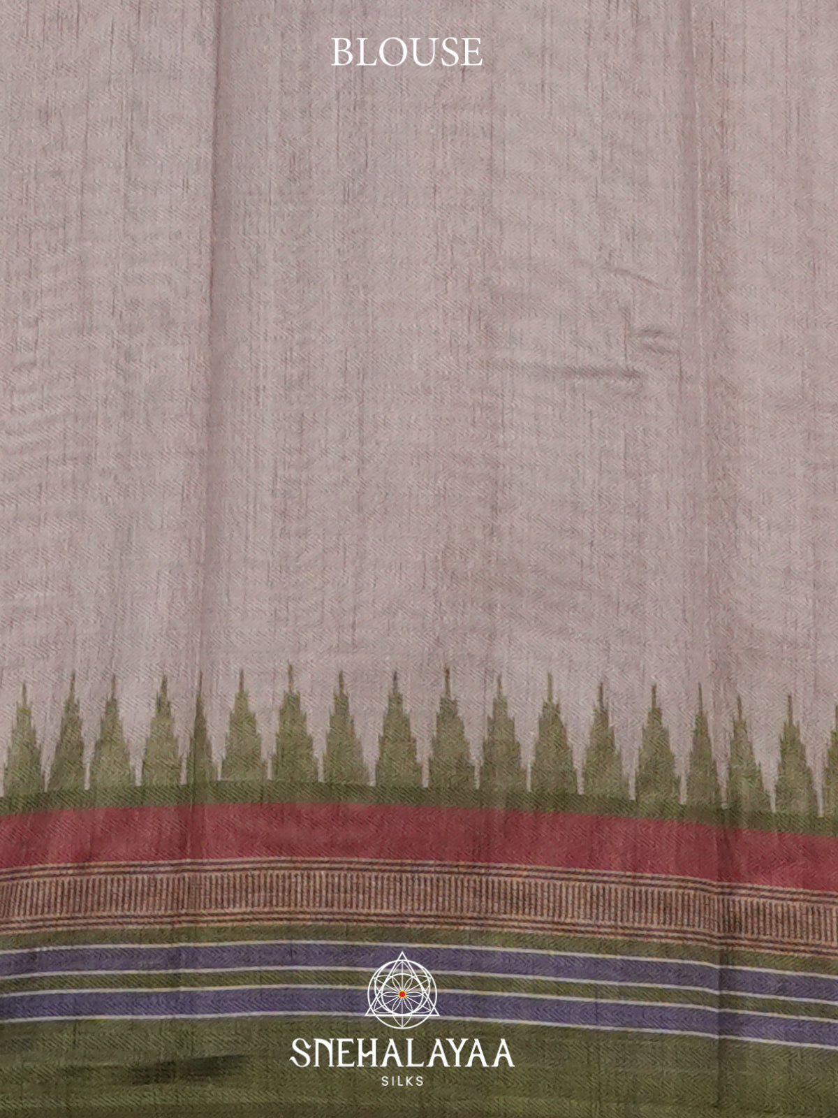 Mauve Tussar Saree