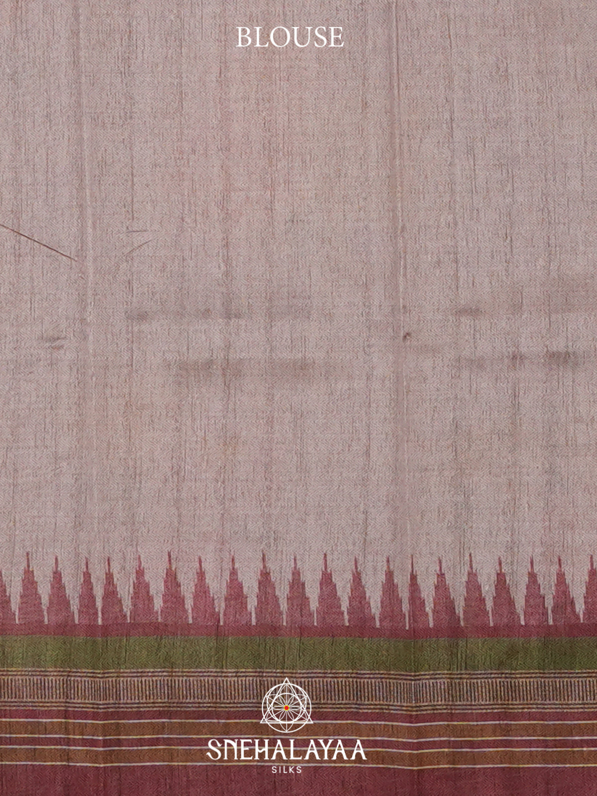 Mauve Tussar Saree