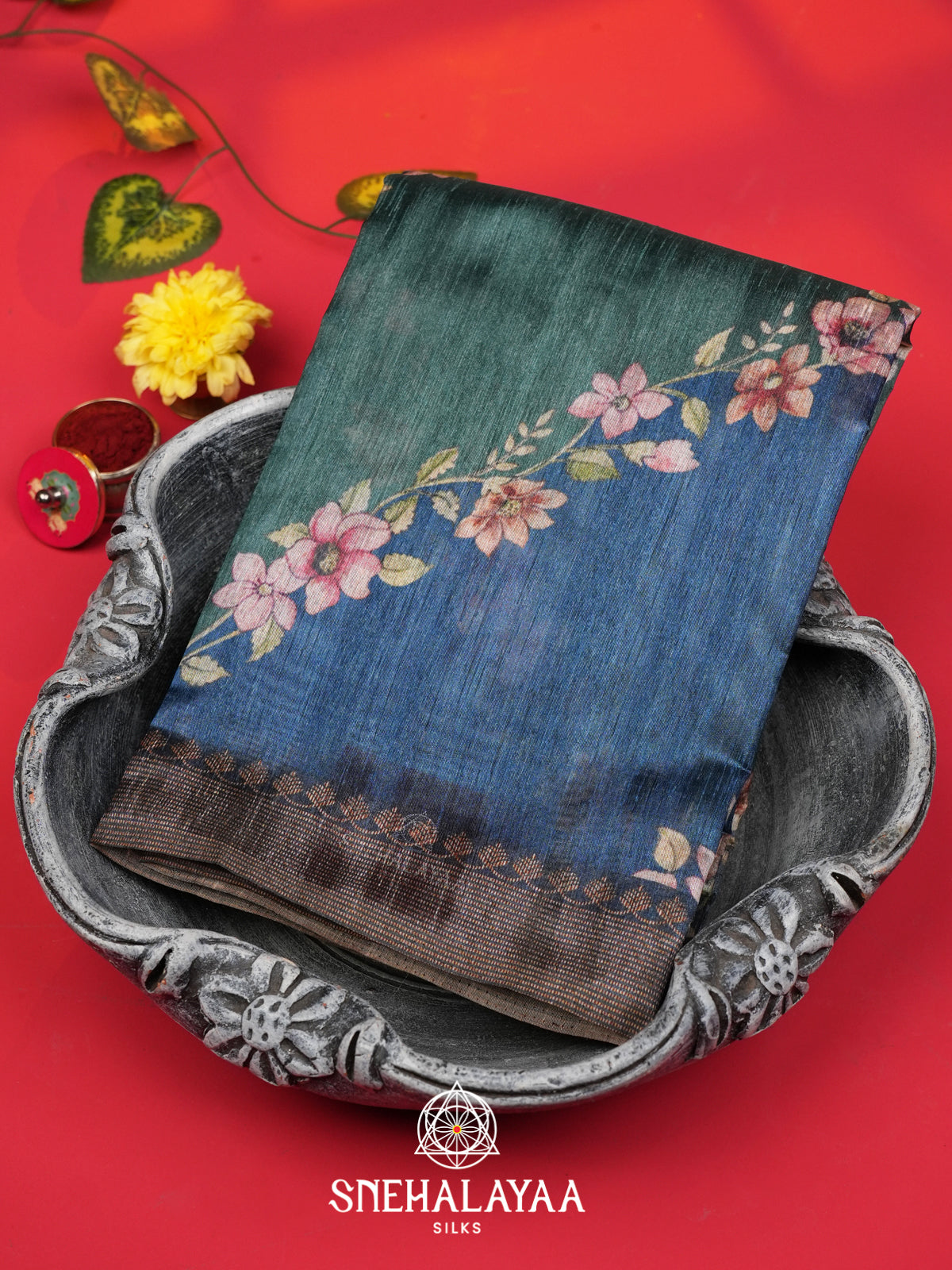 MultiColour Tussar Saree