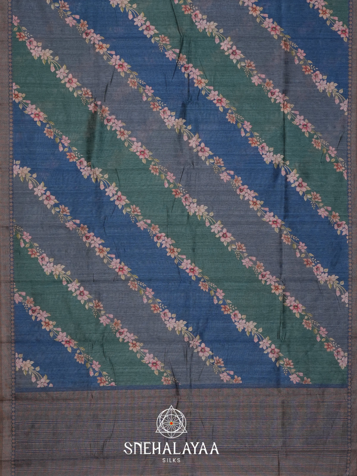 MultiColour Tussar Saree