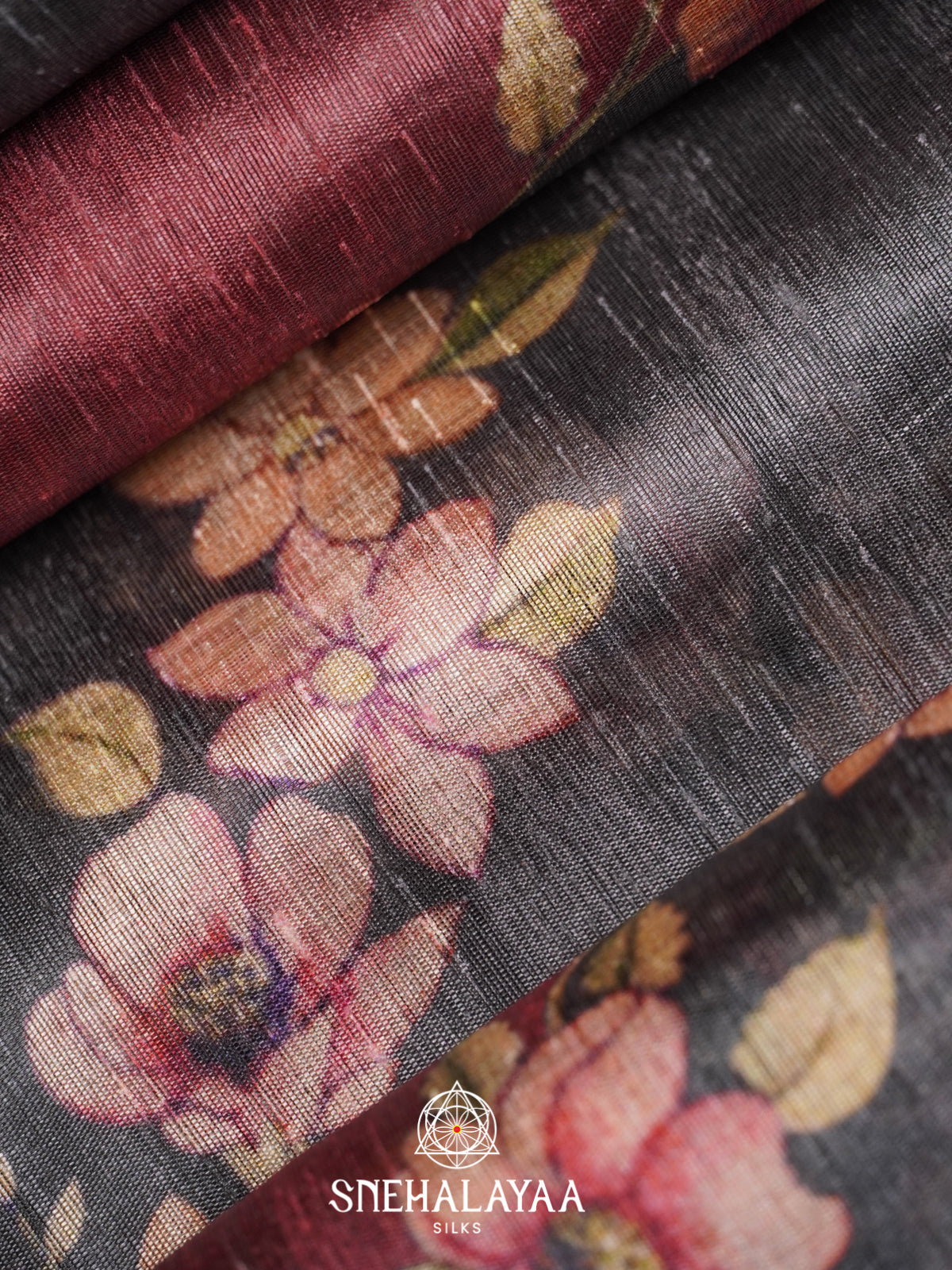 Grey Tussar Saree
