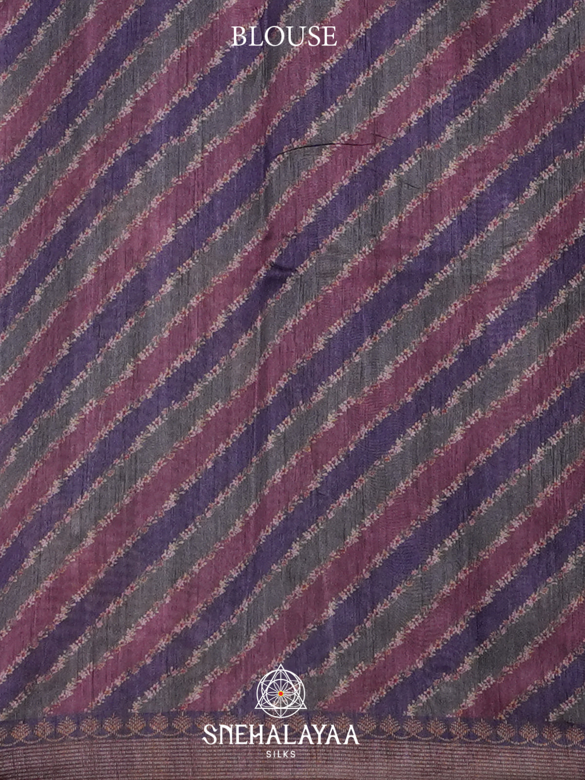 Purple Tussar Saree