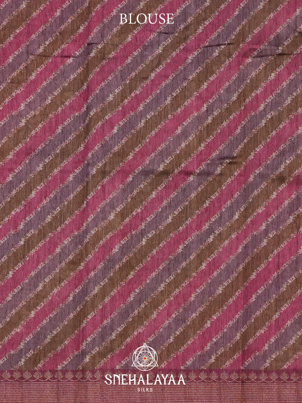 Magenta Tussar Saree