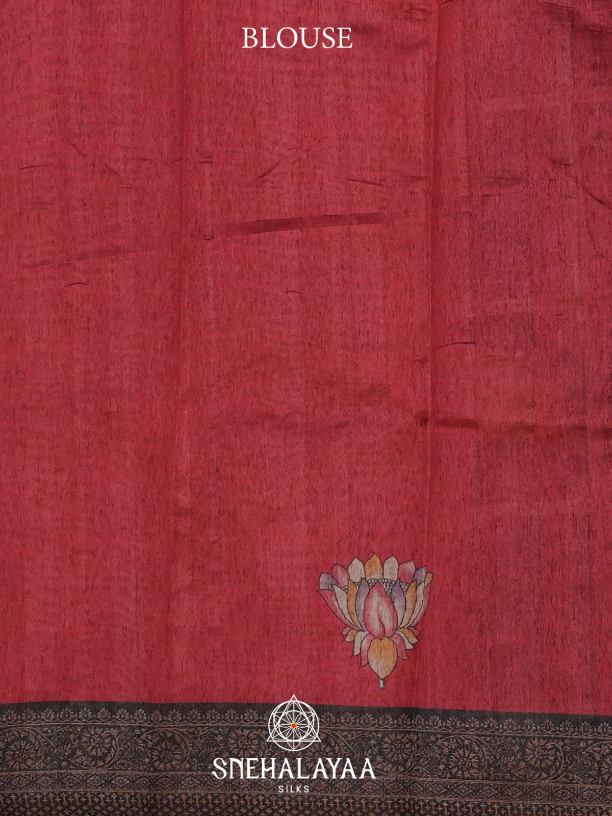 Black Tussar Saree