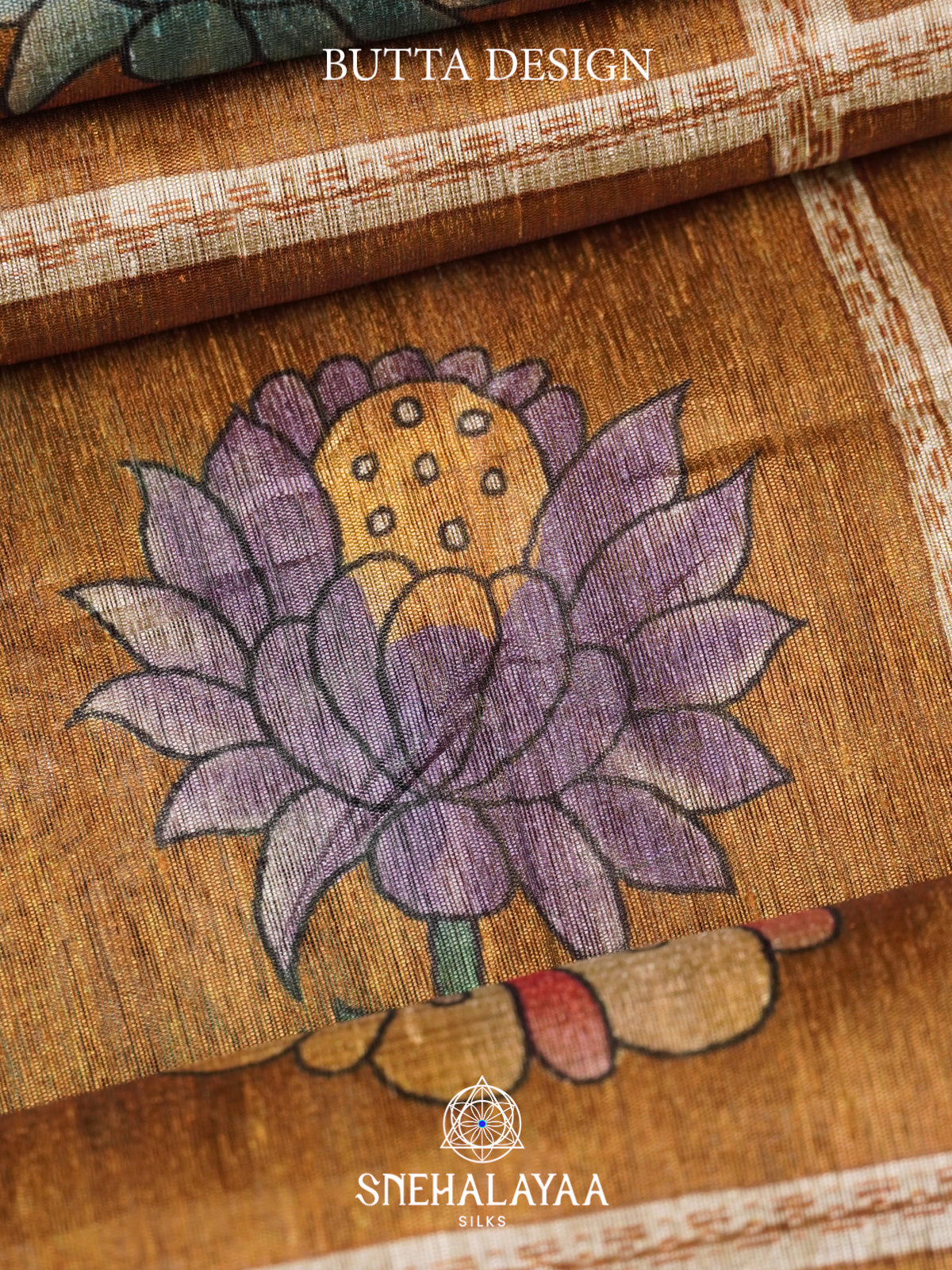Antique Gold Tussar Saree
