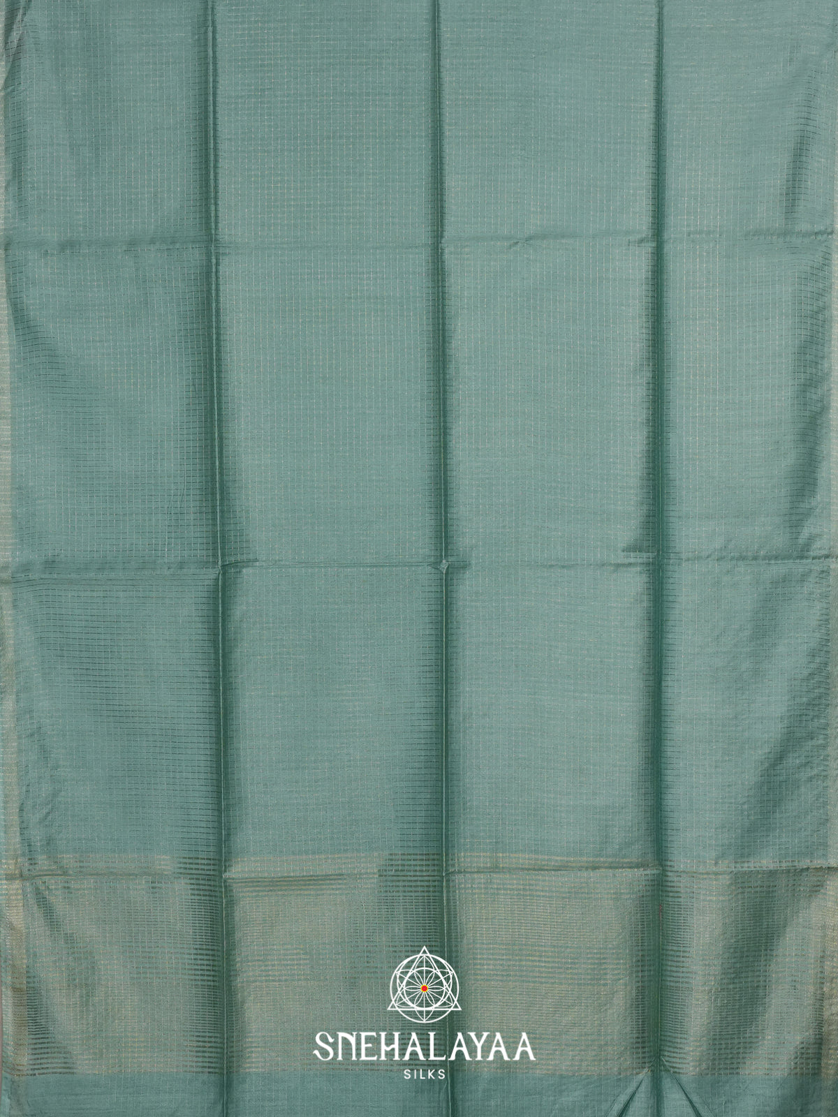 Mint Green Tussar Saree