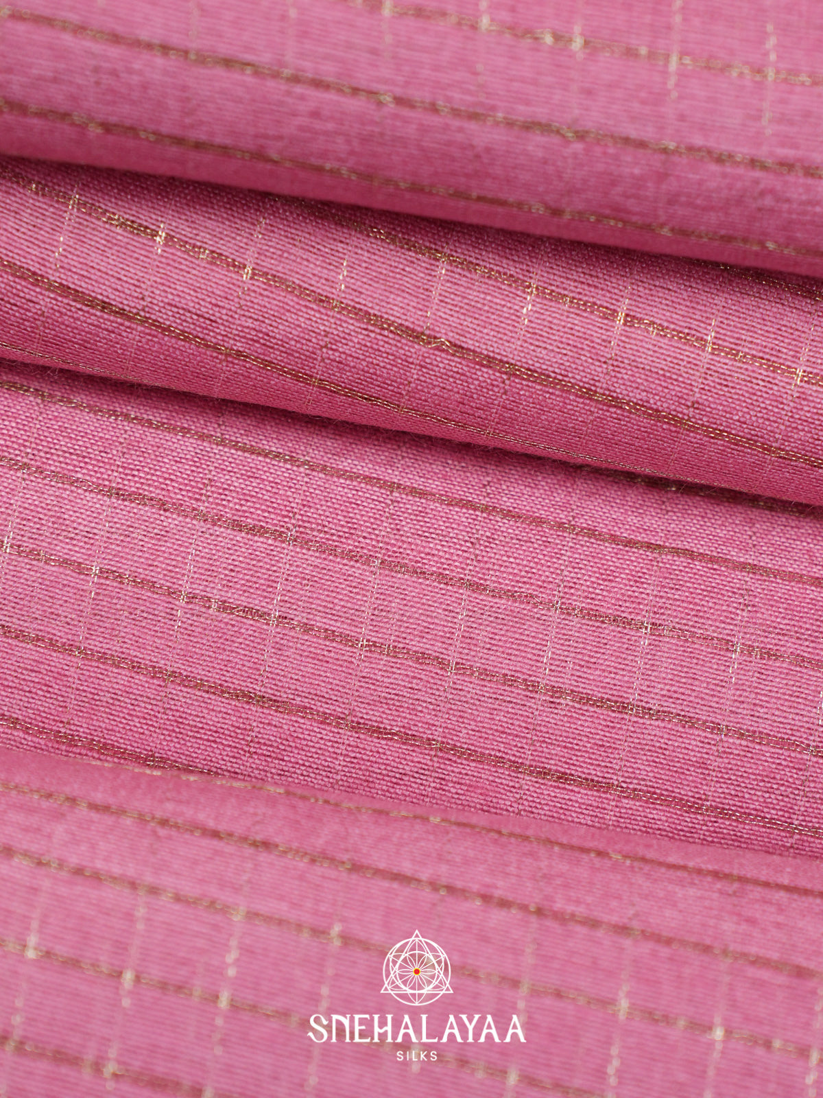 Pink Tussar Saree
