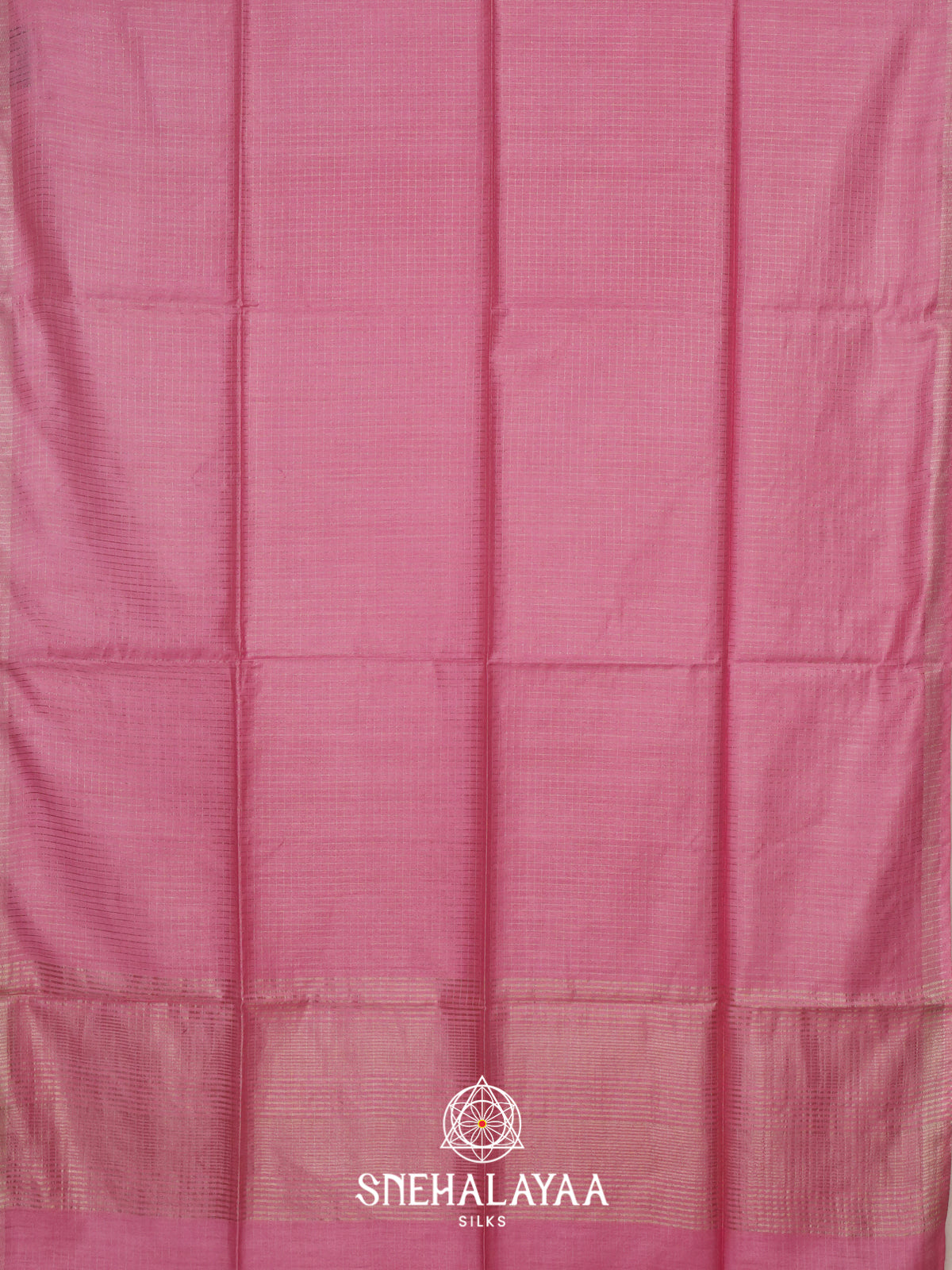 Pink Tussar Saree