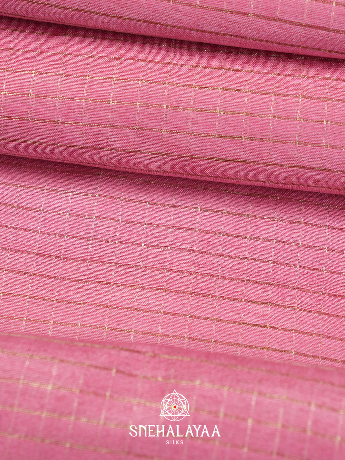 Pink Tussar Saree