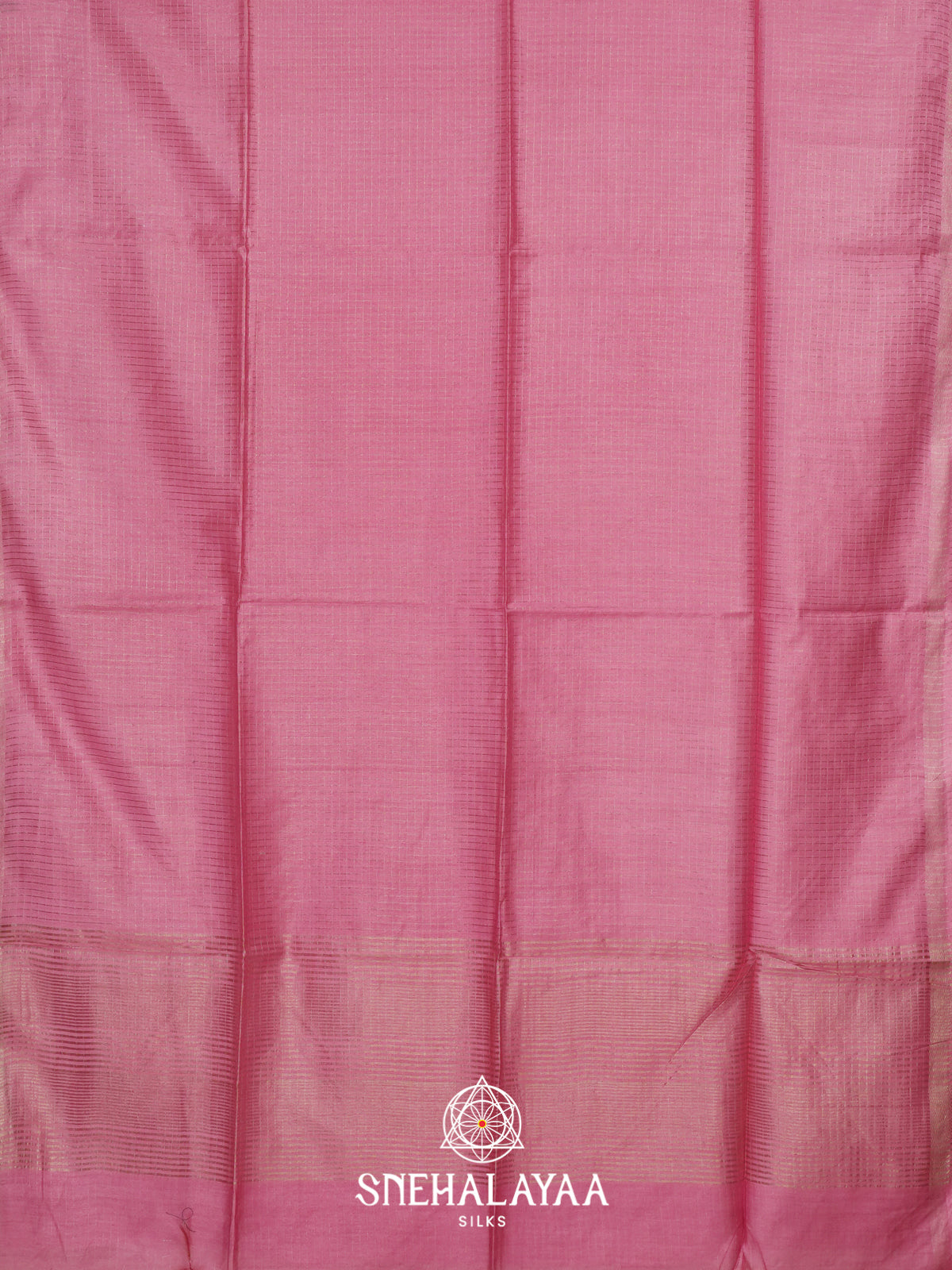 Pink Tussar Saree
