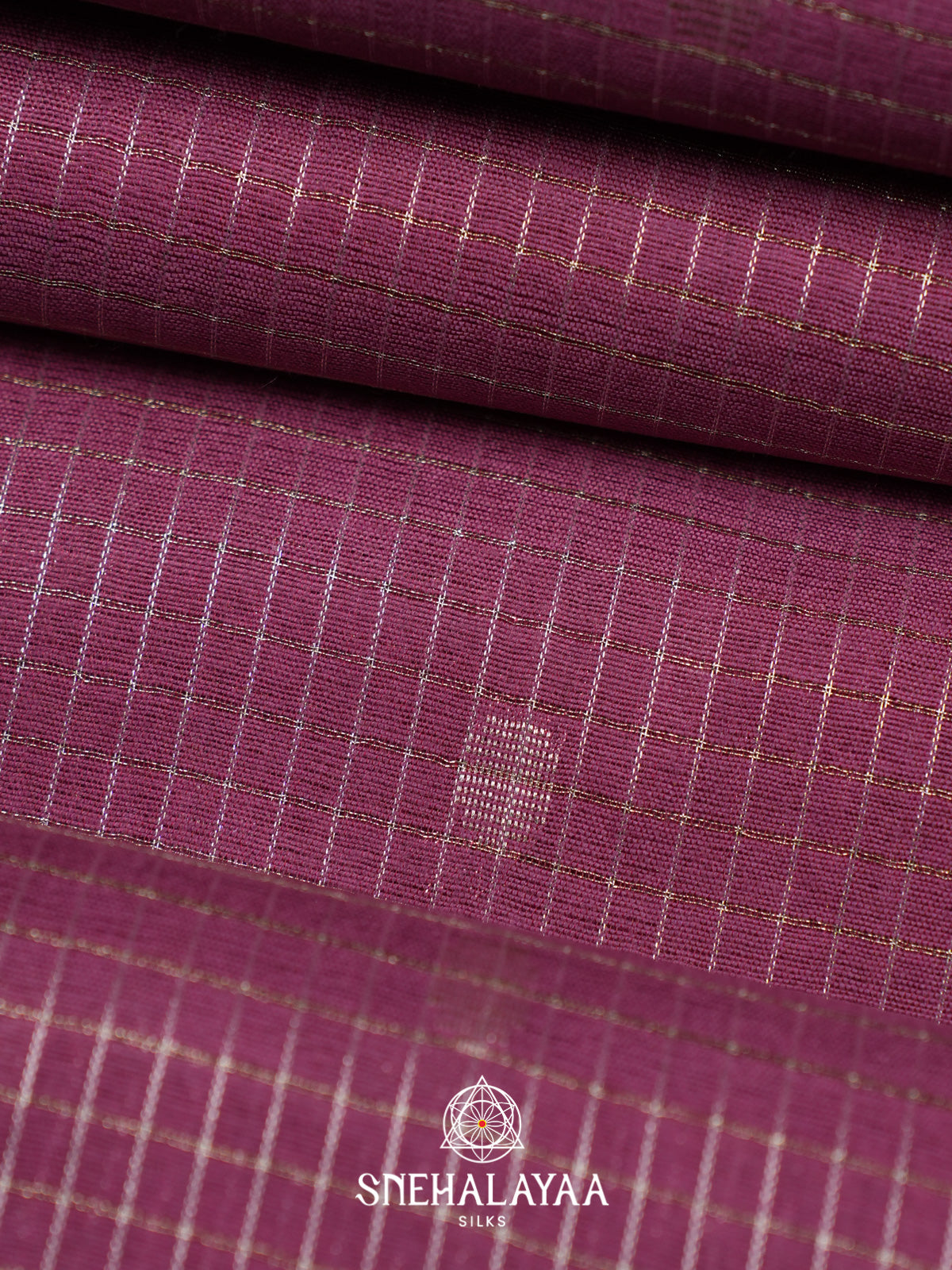 Magenta Tussar Saree