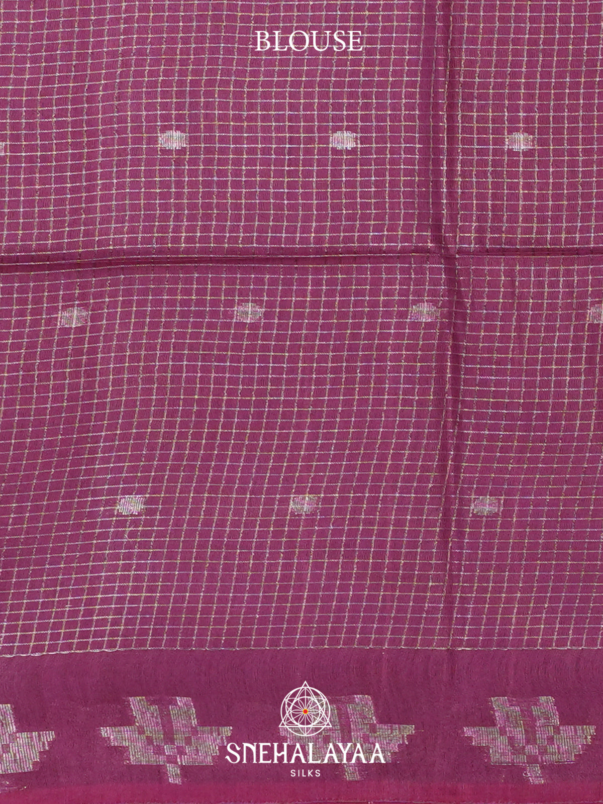 Magenta Tussar Saree