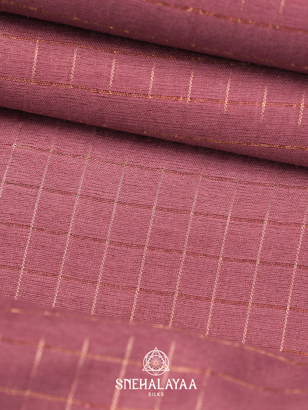 Pale Peach Tussar Saree