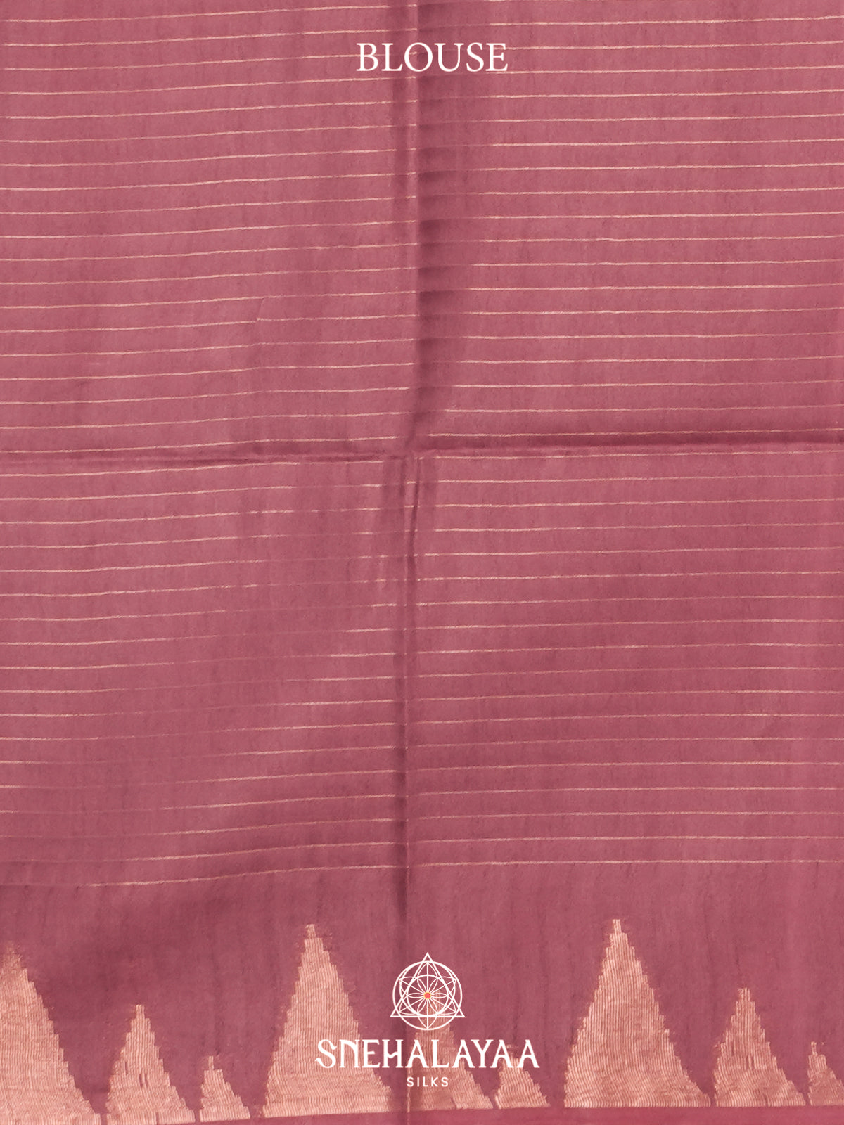 Pale Peach Tussar Saree