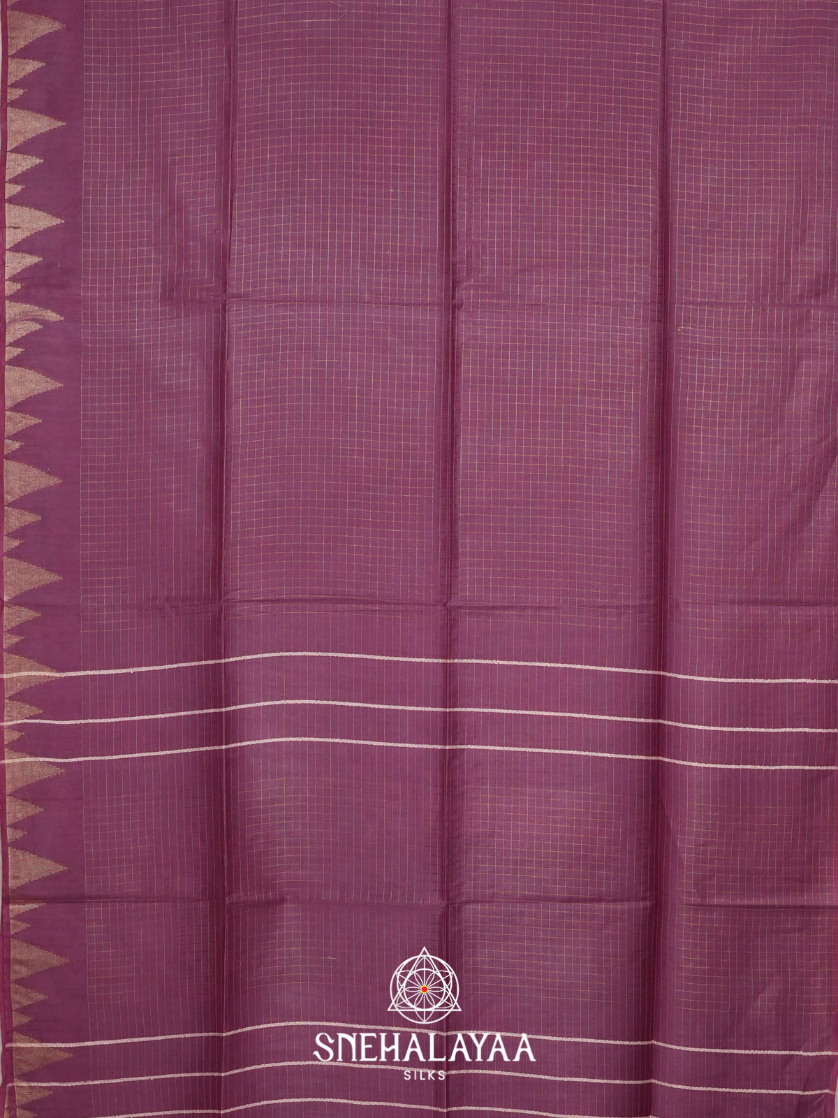 Magenta Tussar Saree