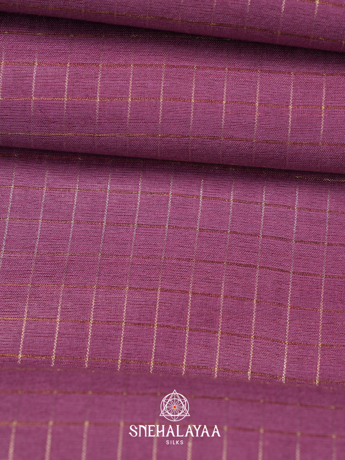 Magenta Tussar Saree