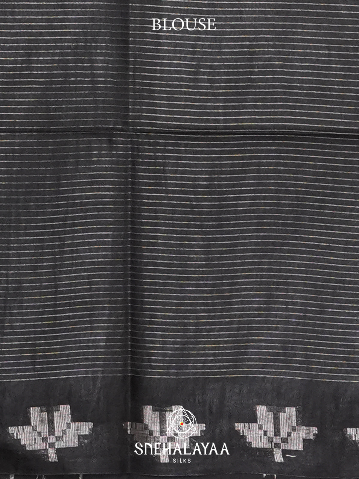 Black Tussar Saree