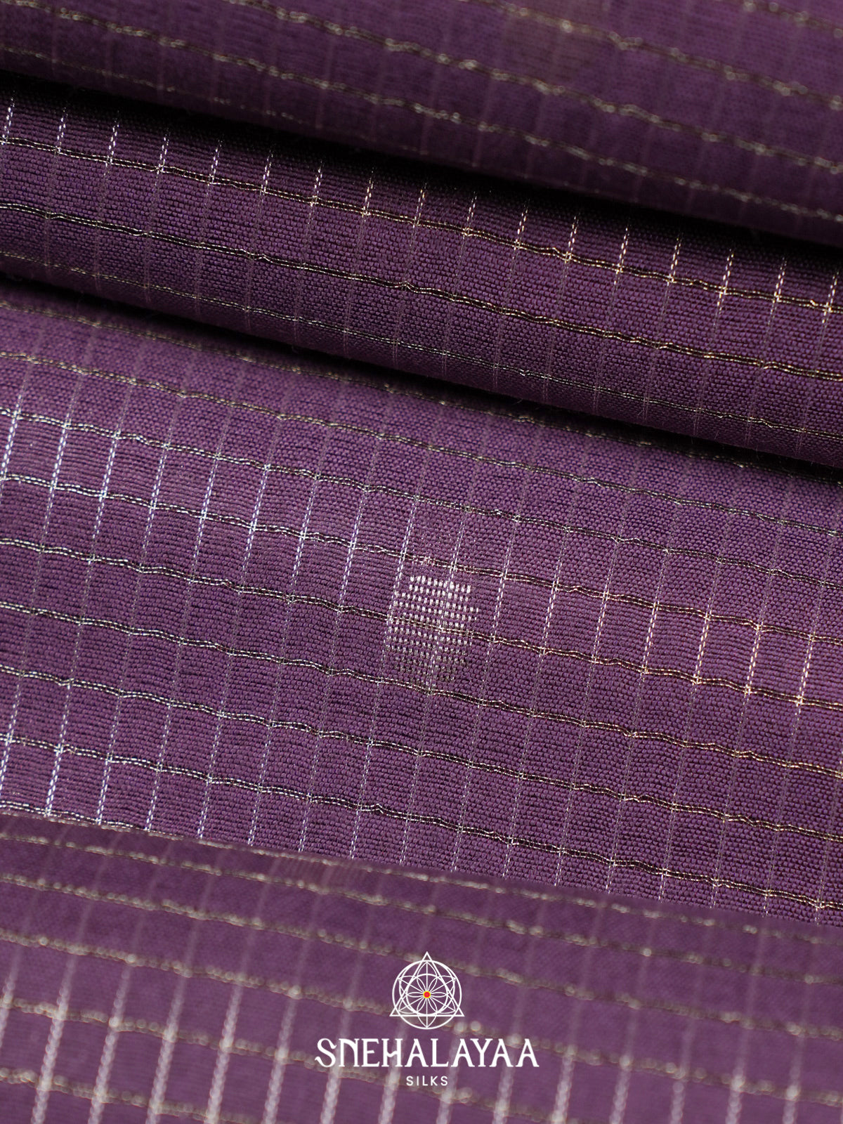 Purple Tussar Saree