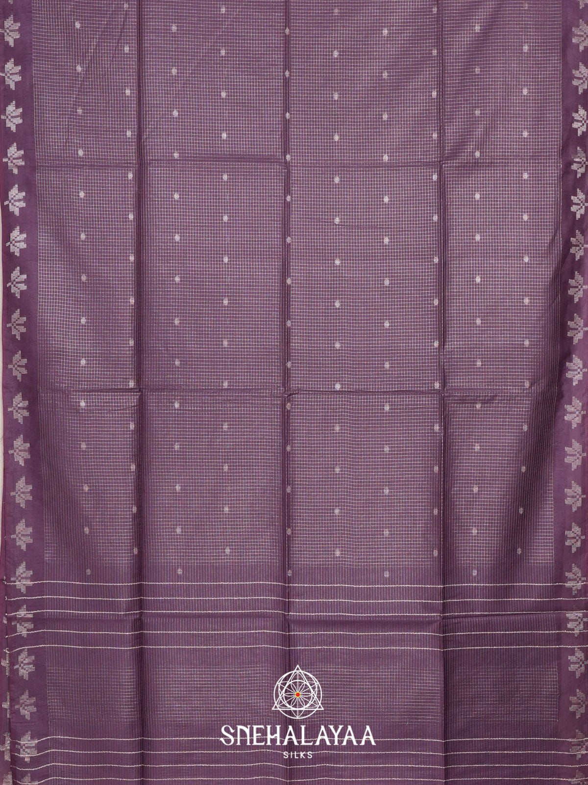 Purple Tussar Saree