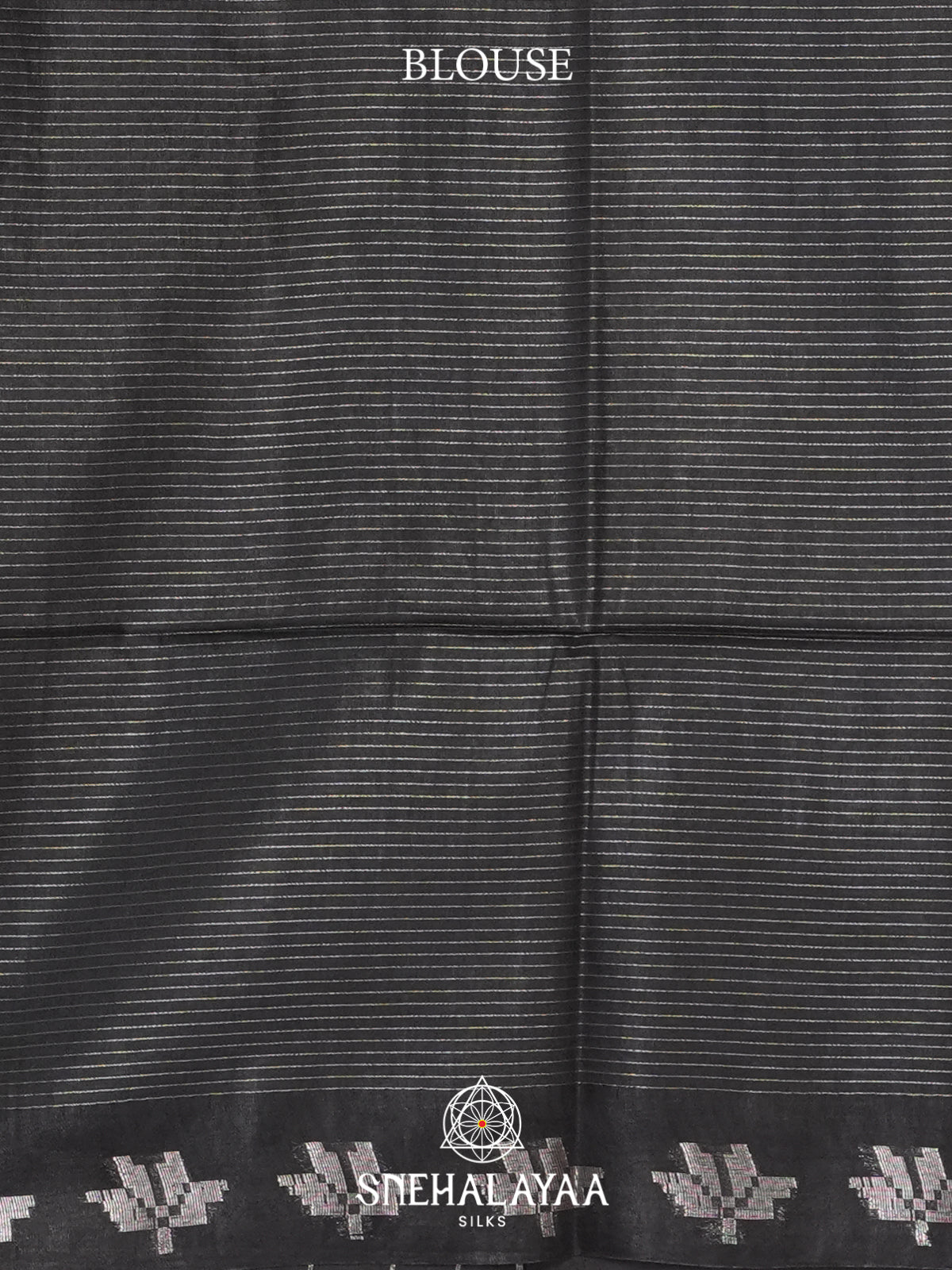 Black Tussar Saree