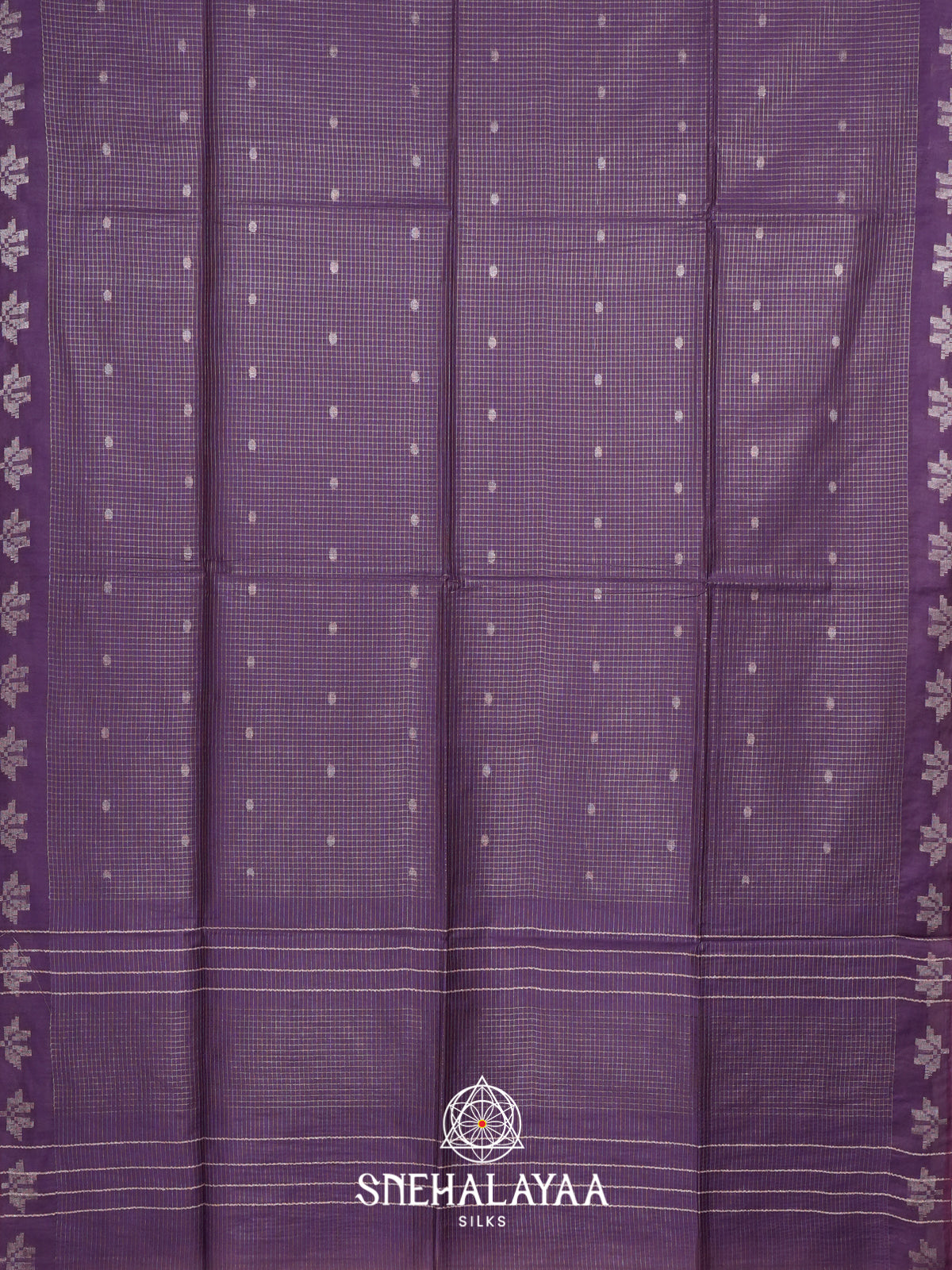 Purple Tussar Saree