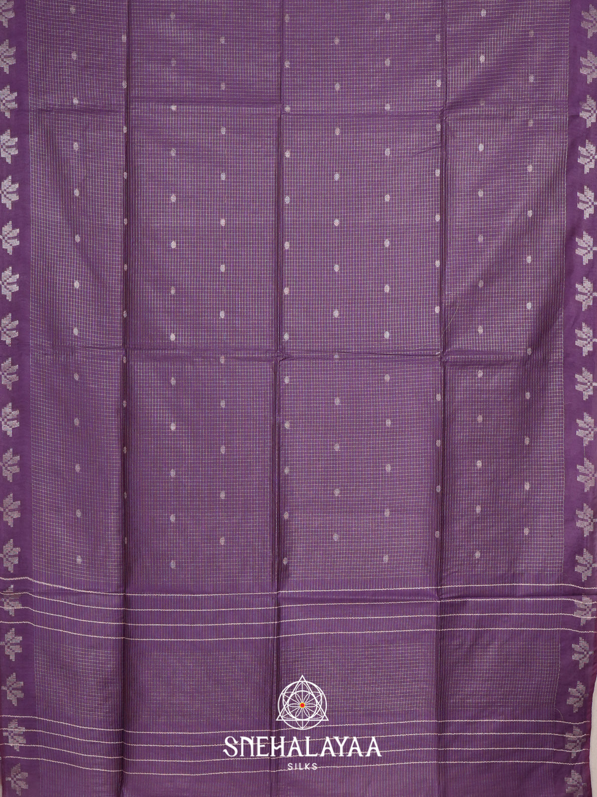 Magenta Purple Tussar Saree