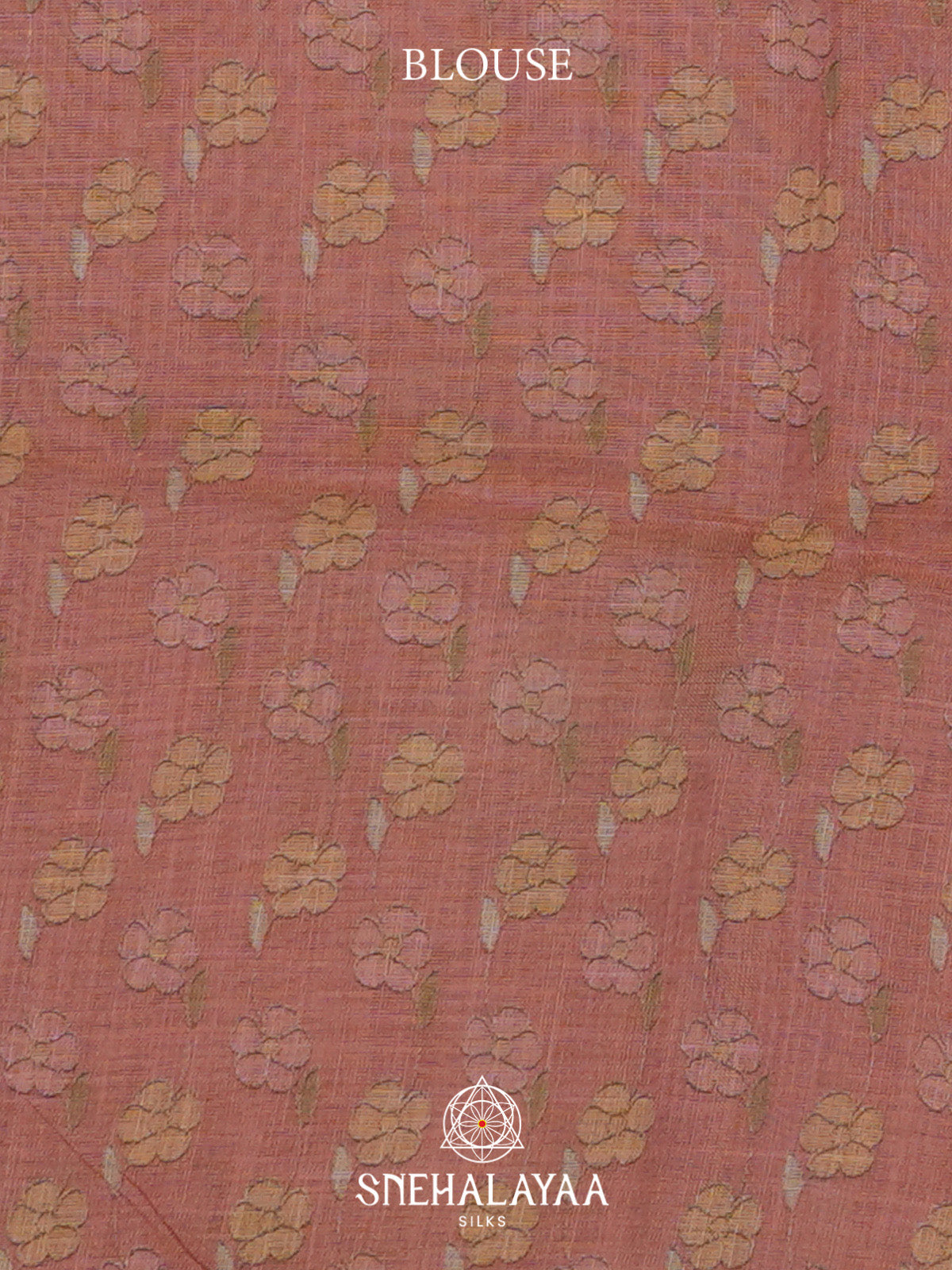 Coral Linen Saree