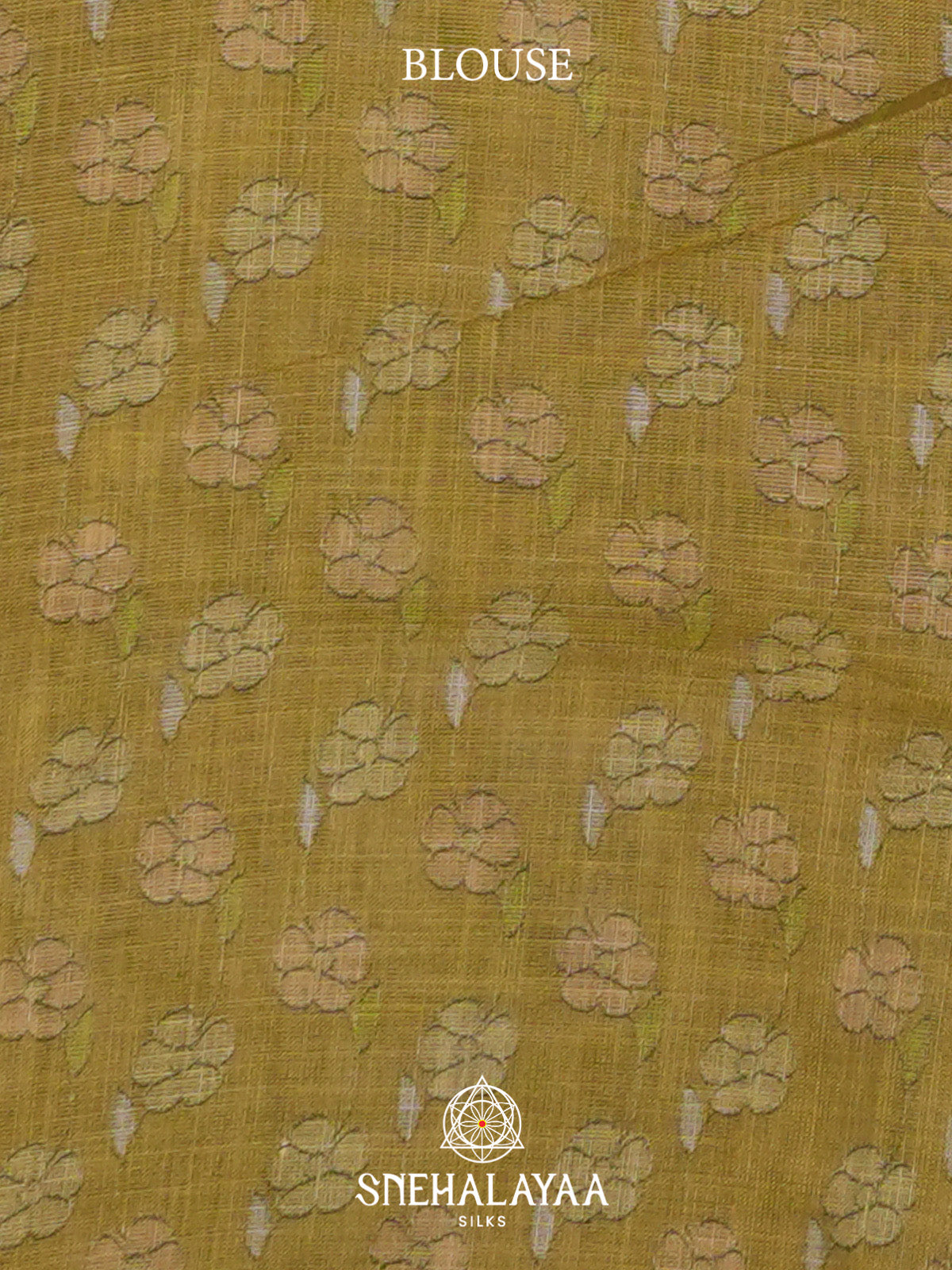 Mustard Gold Linen Saree