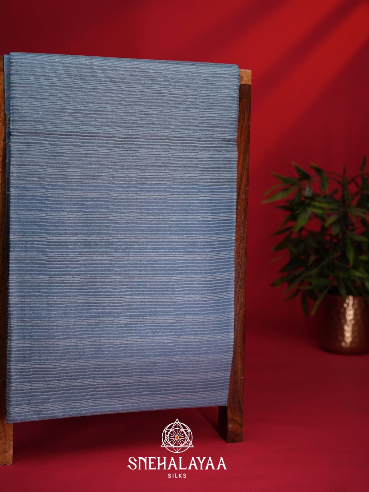 Blue Kora Saree