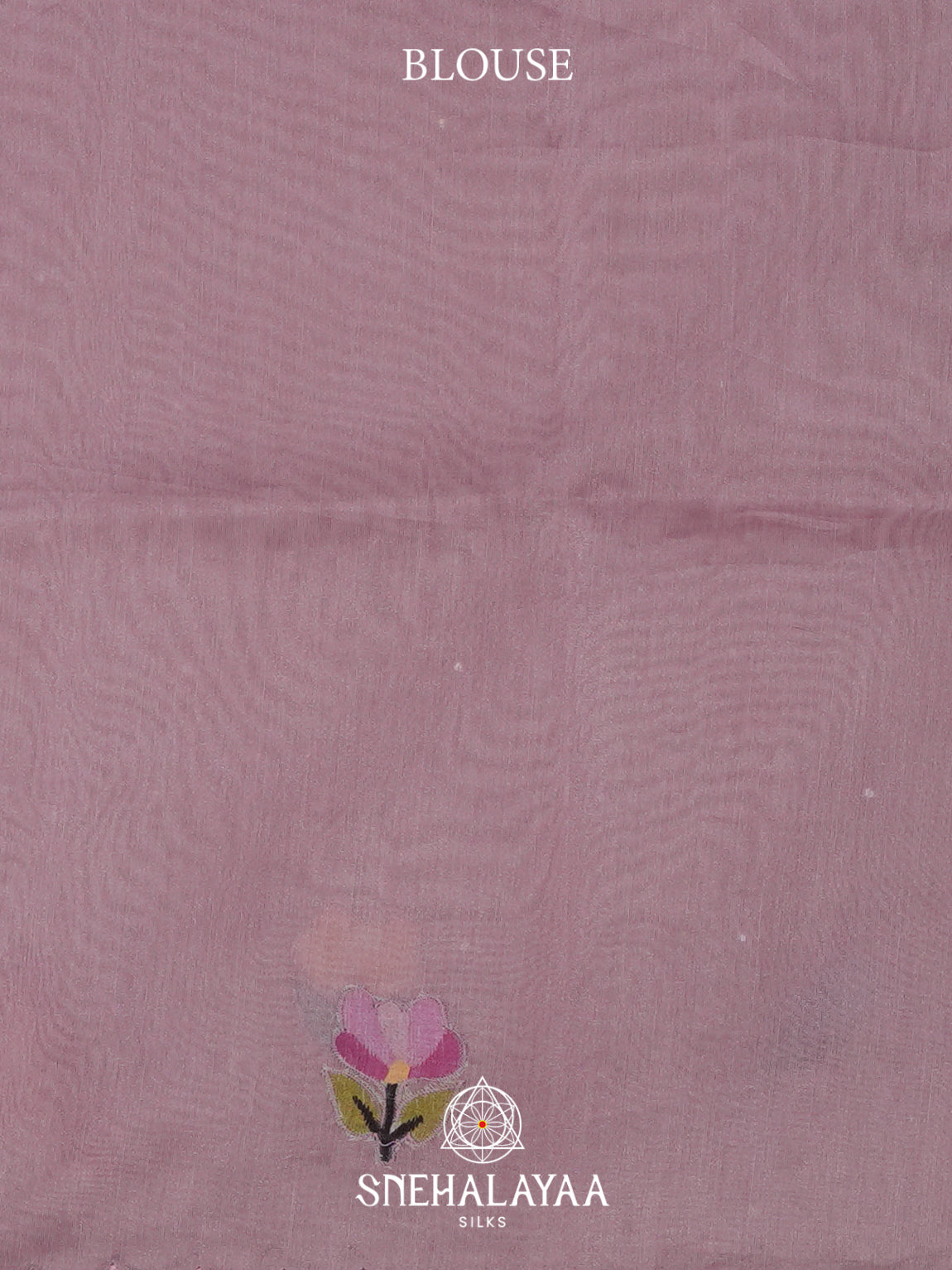 Dusty Rose Linen Saree