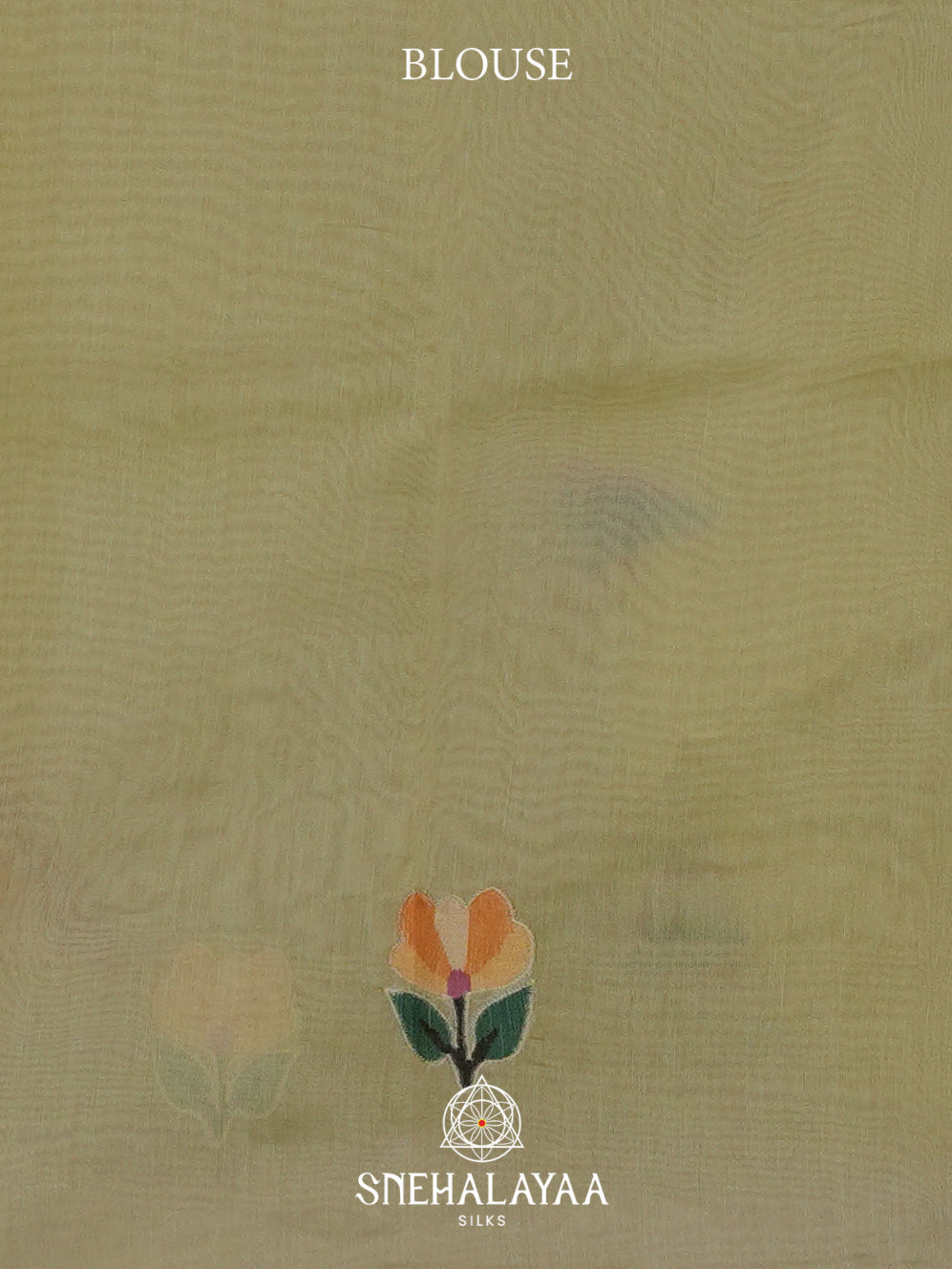 Mehendi Green Linen Saree
